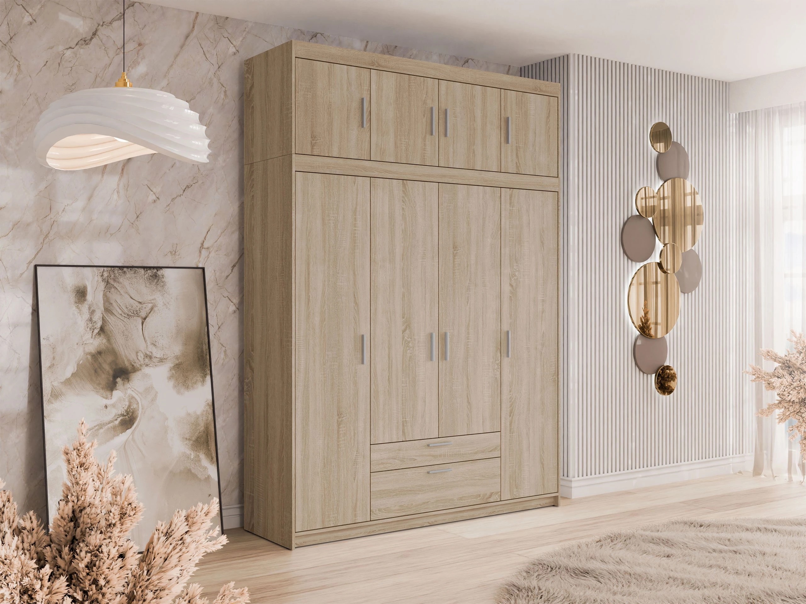 Riidekapp Novduni 106 (Sonoma tamm)