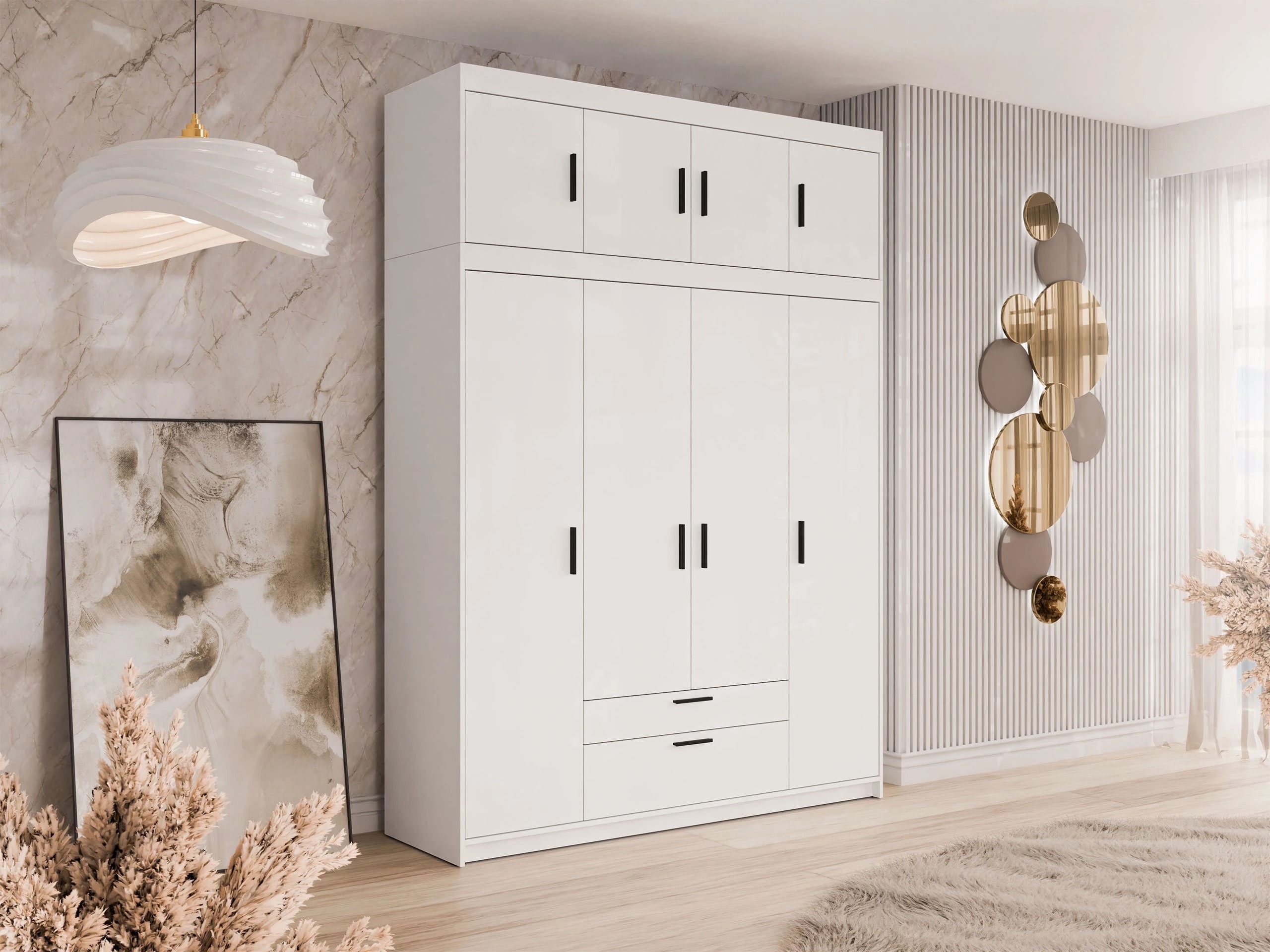 Riidekapp Novduni 106 (Valge)