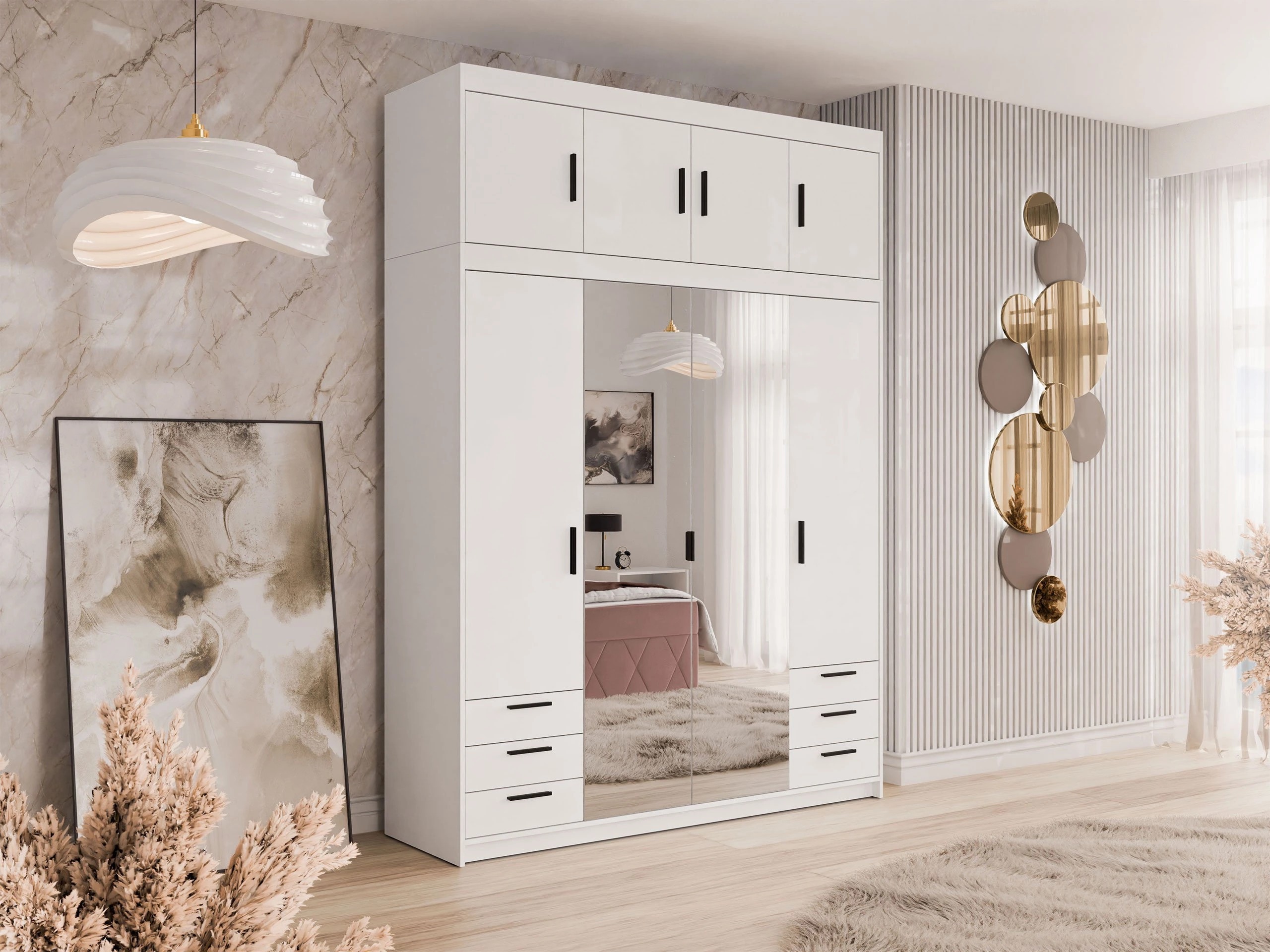 Riidekapp Novduni 120 (Valge)