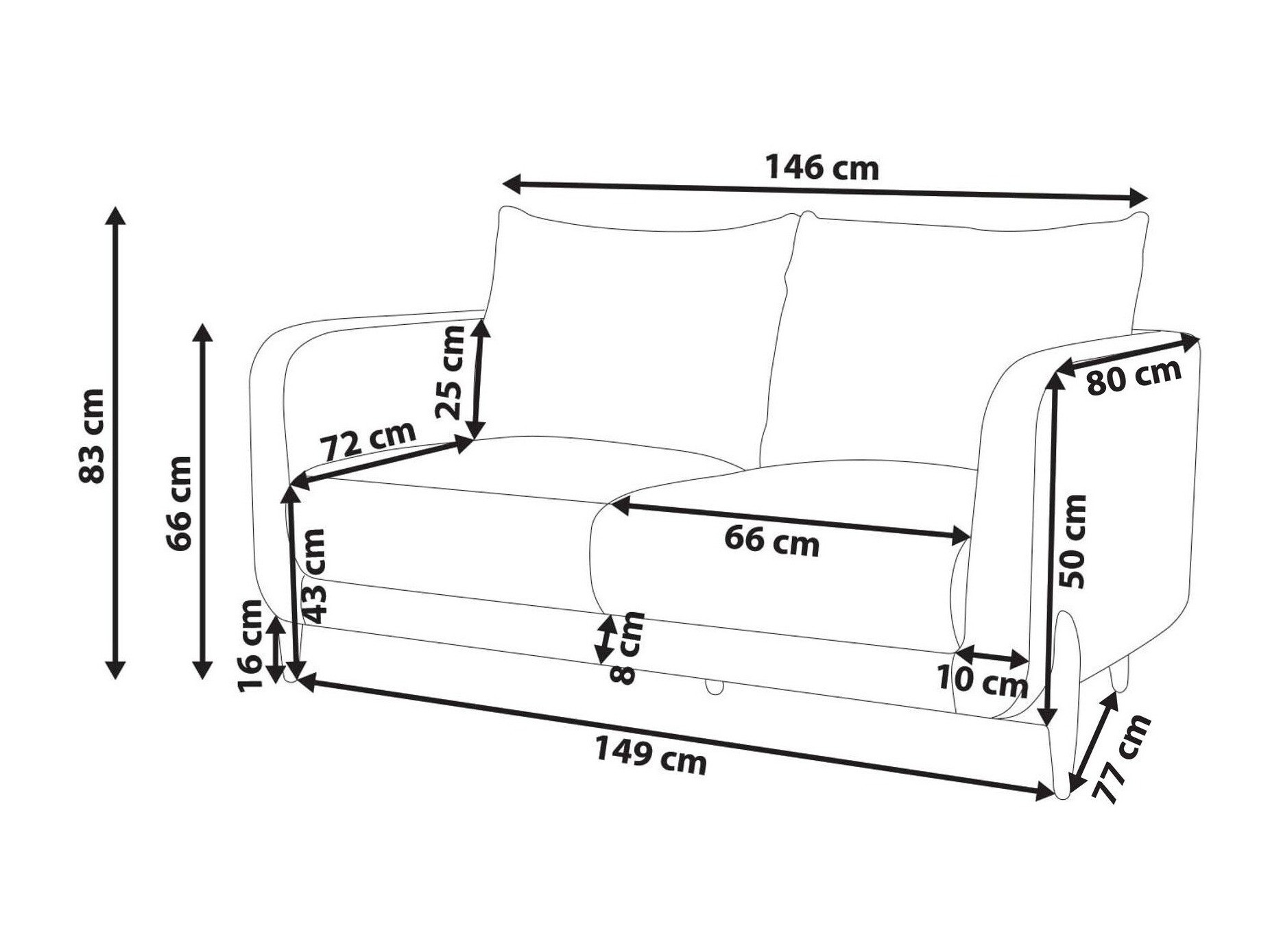 Diivan Berwyn 3119 (Tumepruun)