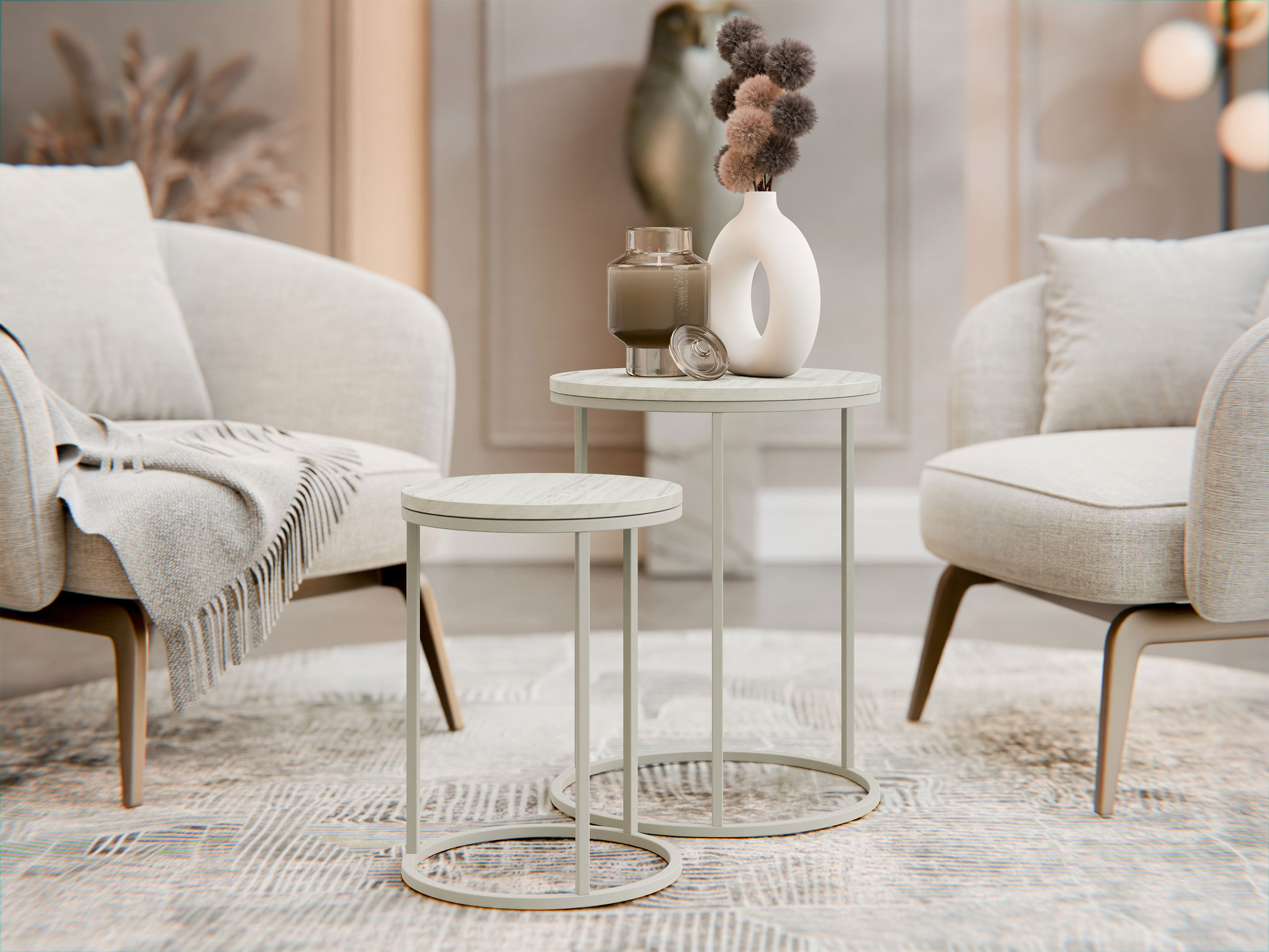 Kõrvallaudade komplekt Iter (Beež)