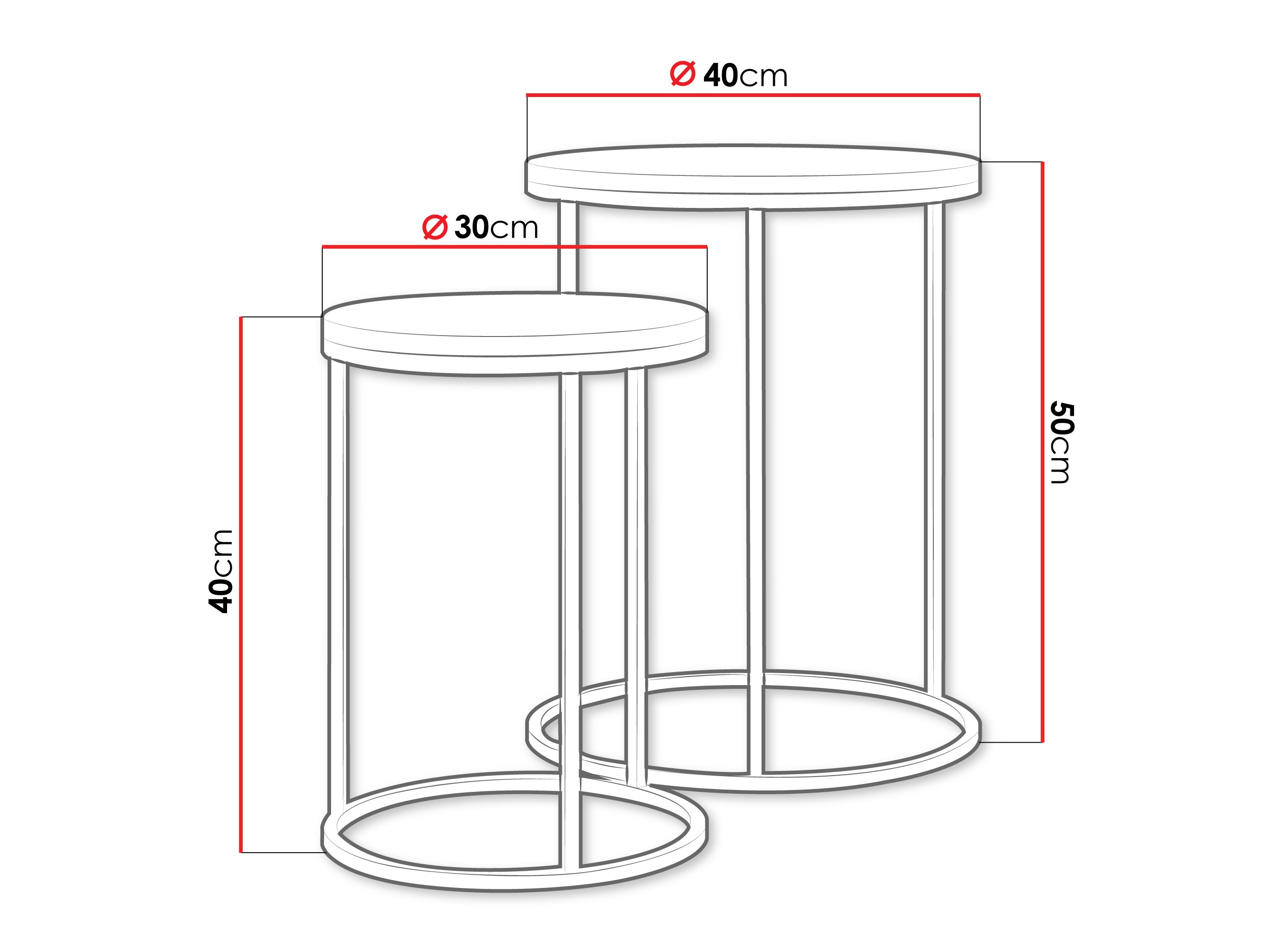 Kõrvallaudade komplekt Iter (Beež)