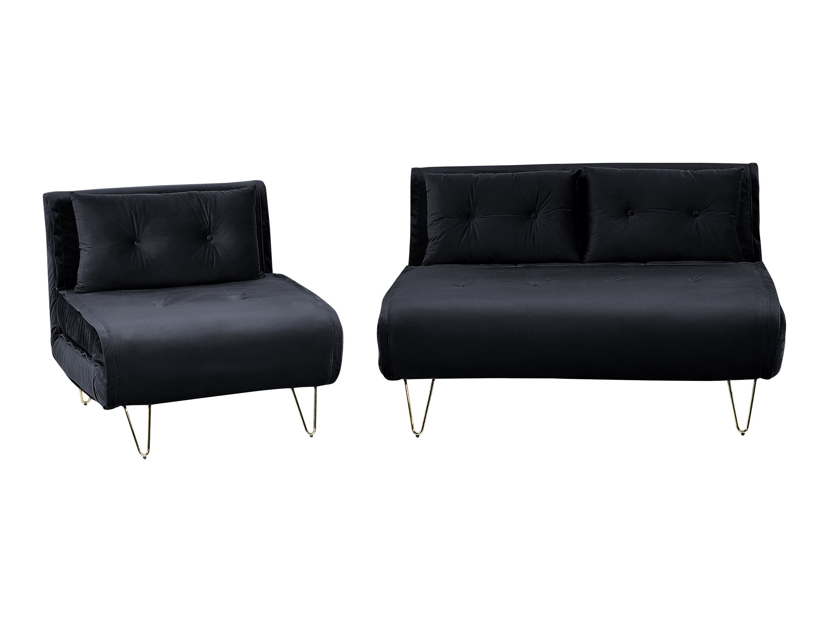 Pehme mööbli komplekt Berwyn 3164 (Must)