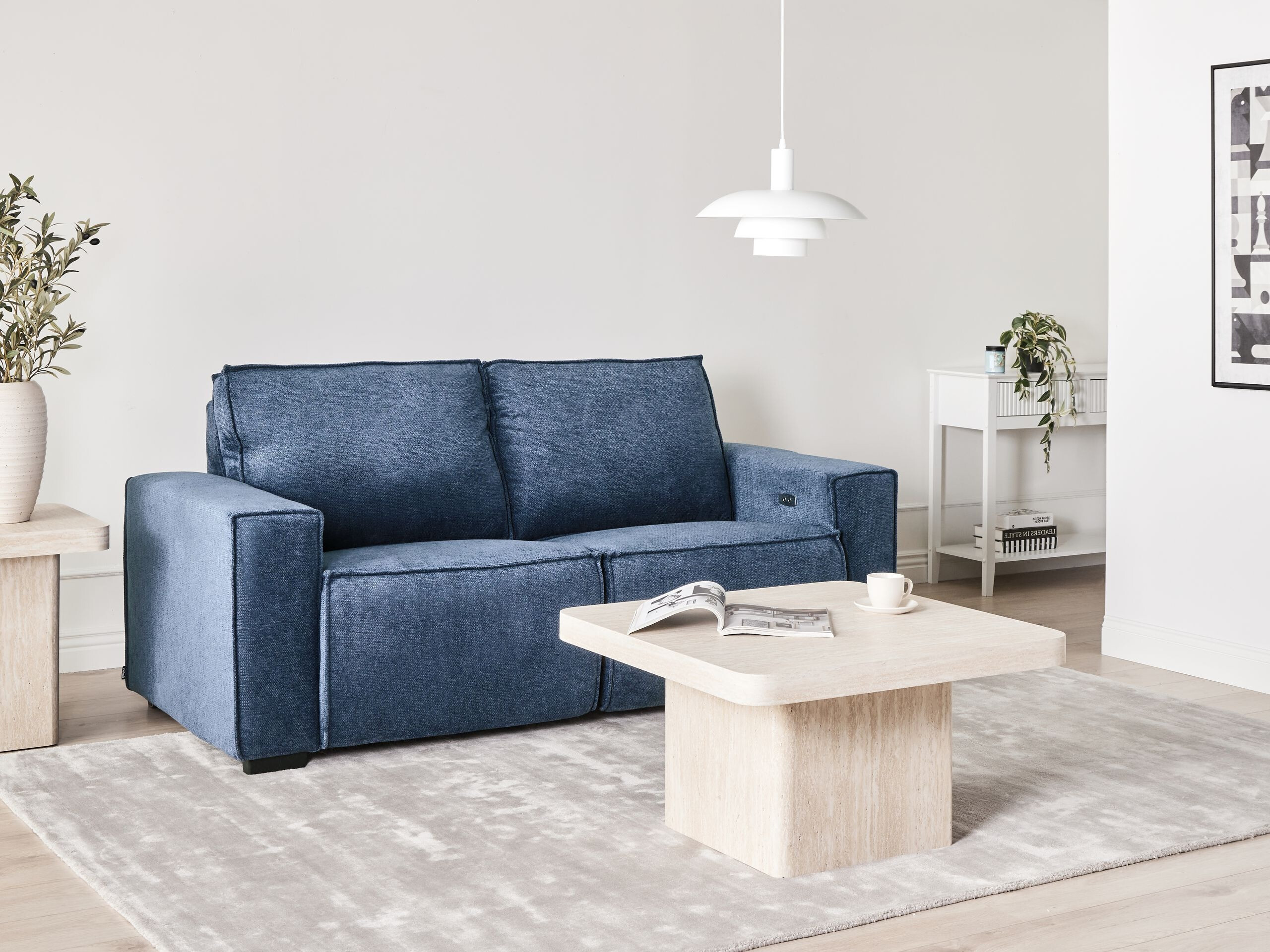 Diivan recliner Berwyn 3168 (Sinine)