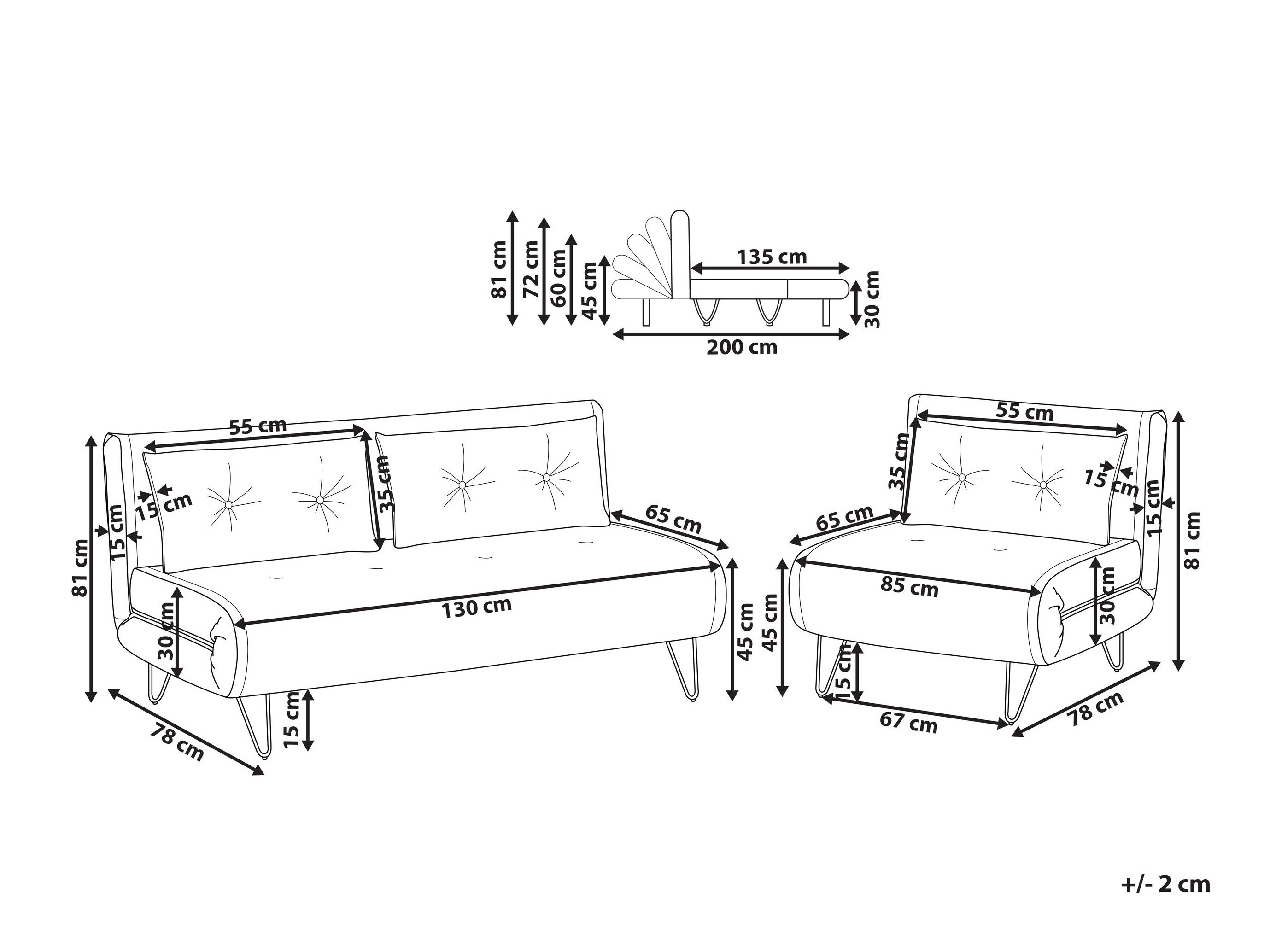 Pehme mööbli komplekt Berwyn 3164 (Hall)