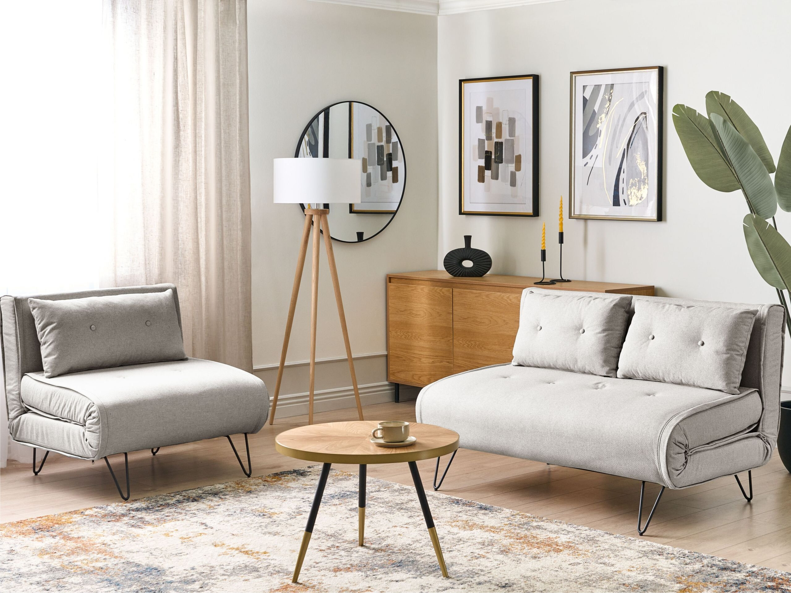 Pehme mööbli komplekt Berwyn 3165 (Helehall)