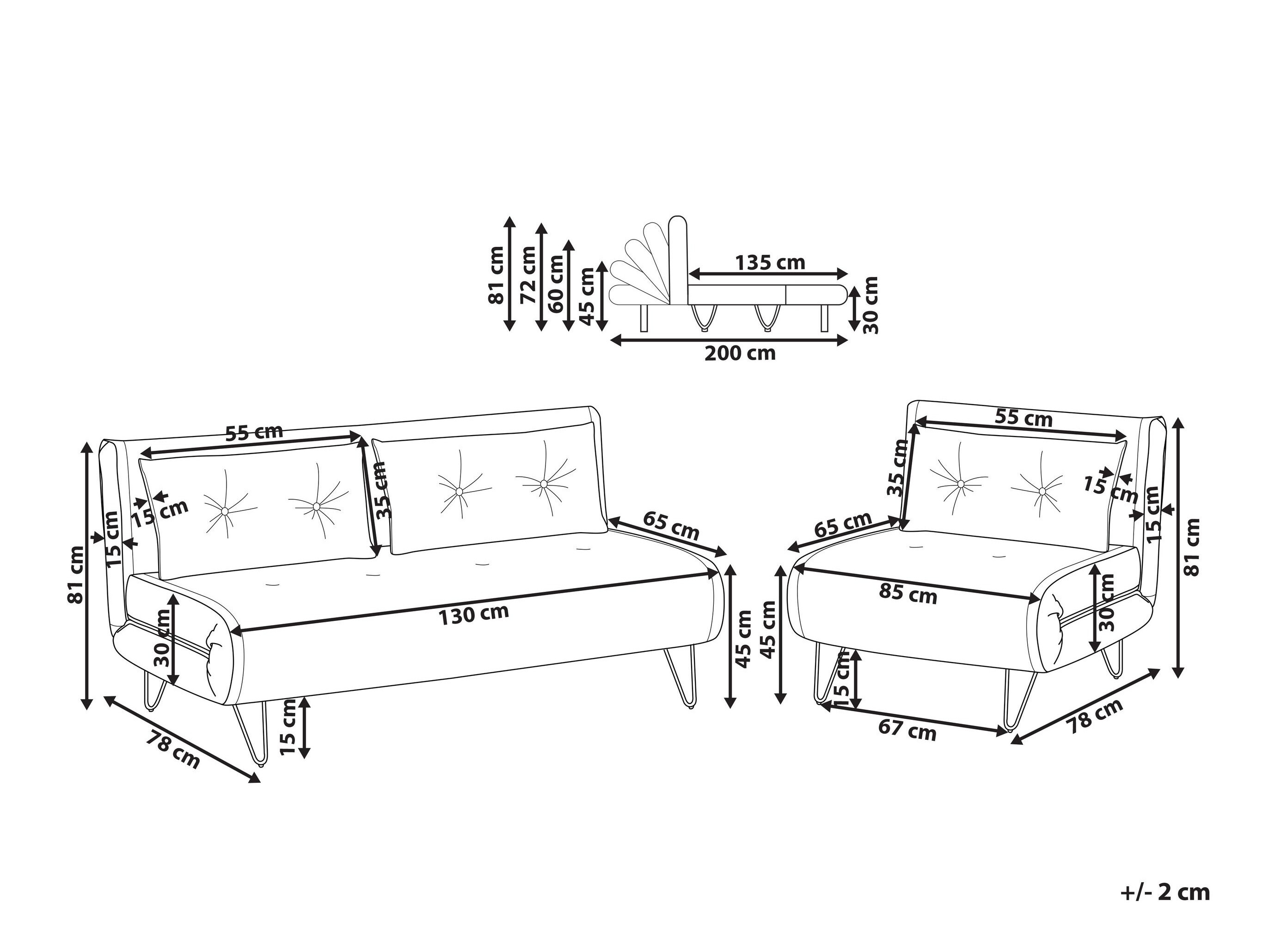 Pehme mööbli komplekt Berwyn 3165 (Helehall)