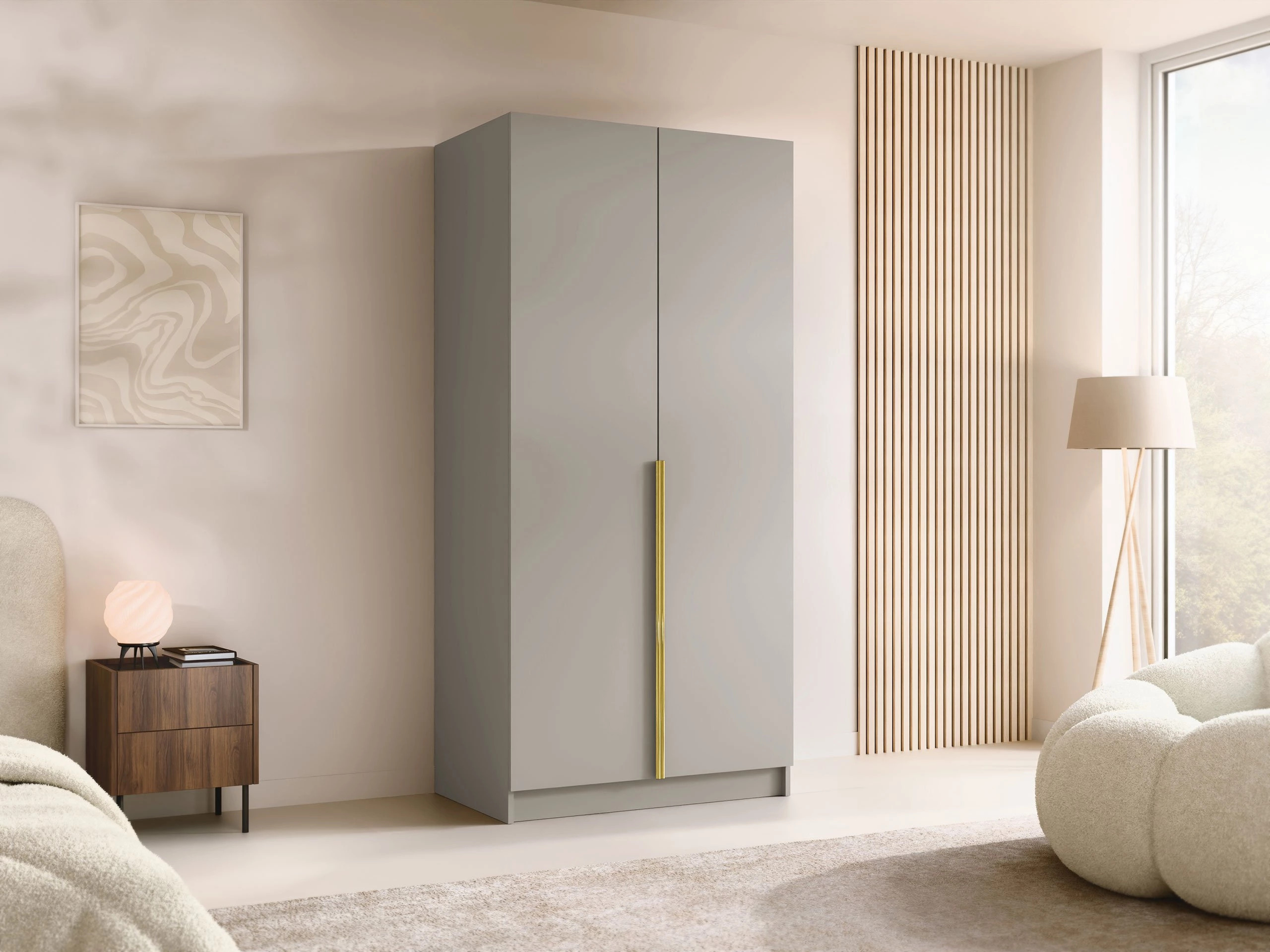 Riidekapp Closico Staton I (Kašmiir + Kuldne)