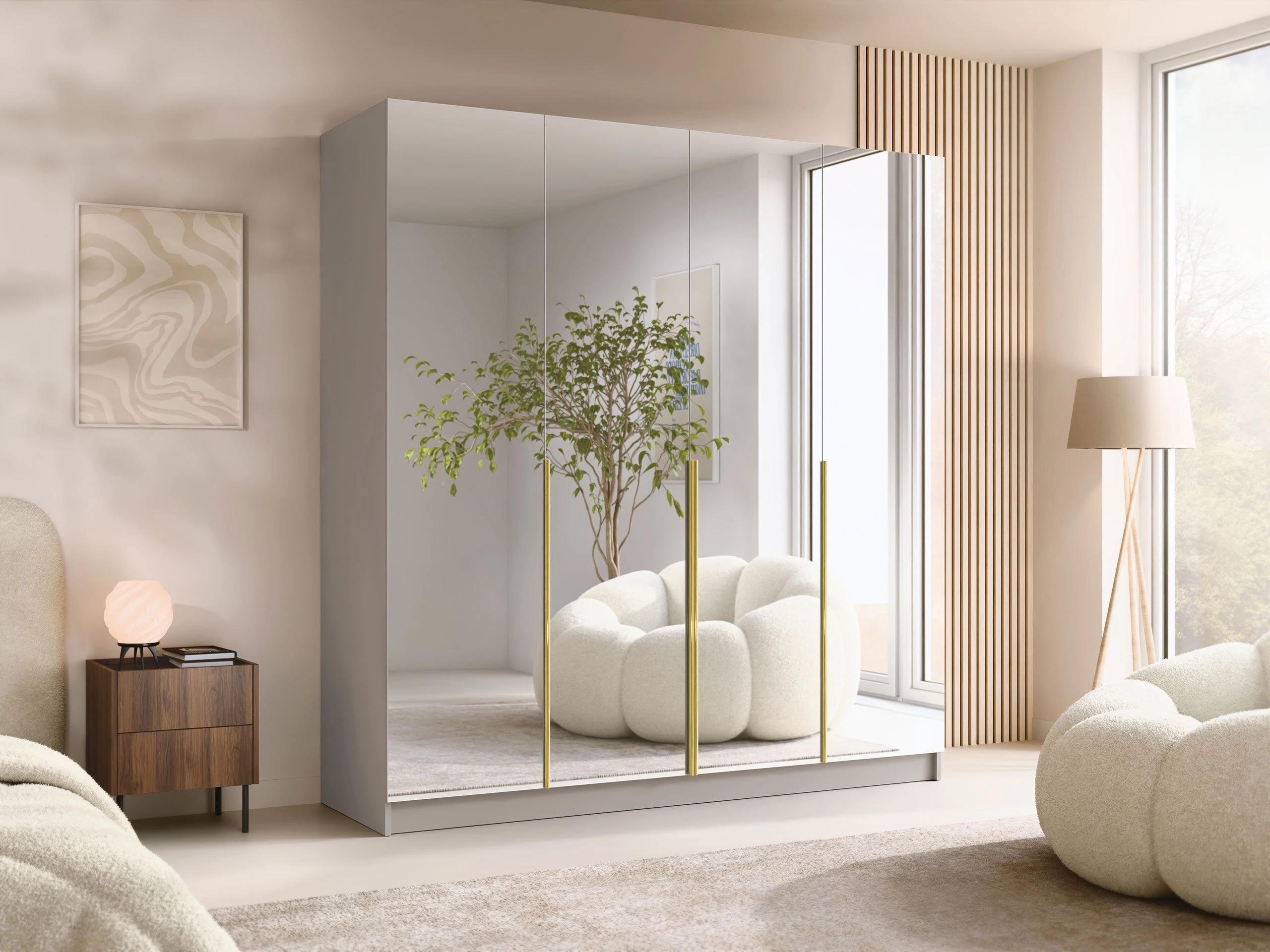 Riidekapp Closico 190 (Kašmiir + Kuldne)