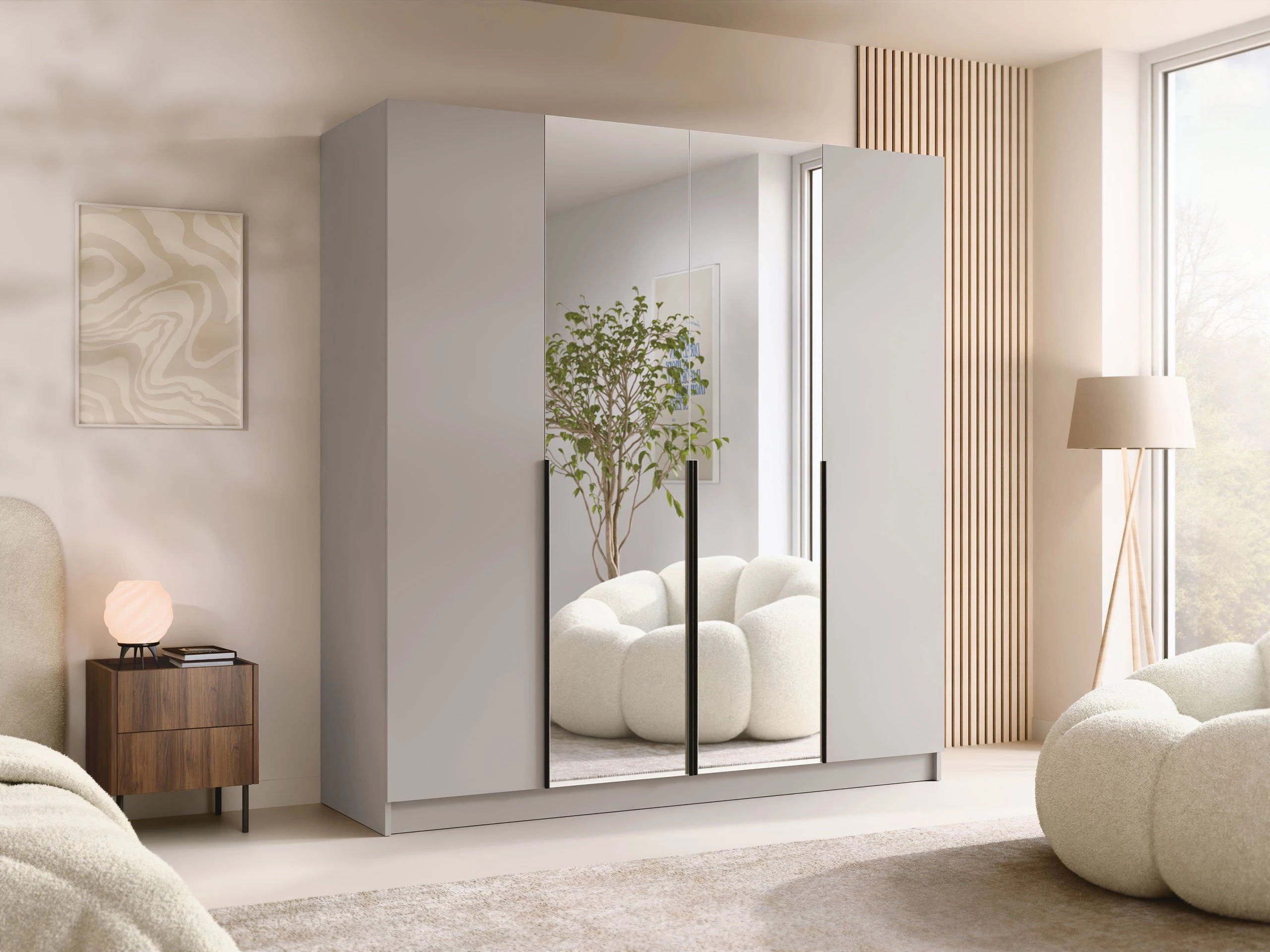 Riidekapp Closico 191 (Kašmiir + Must)