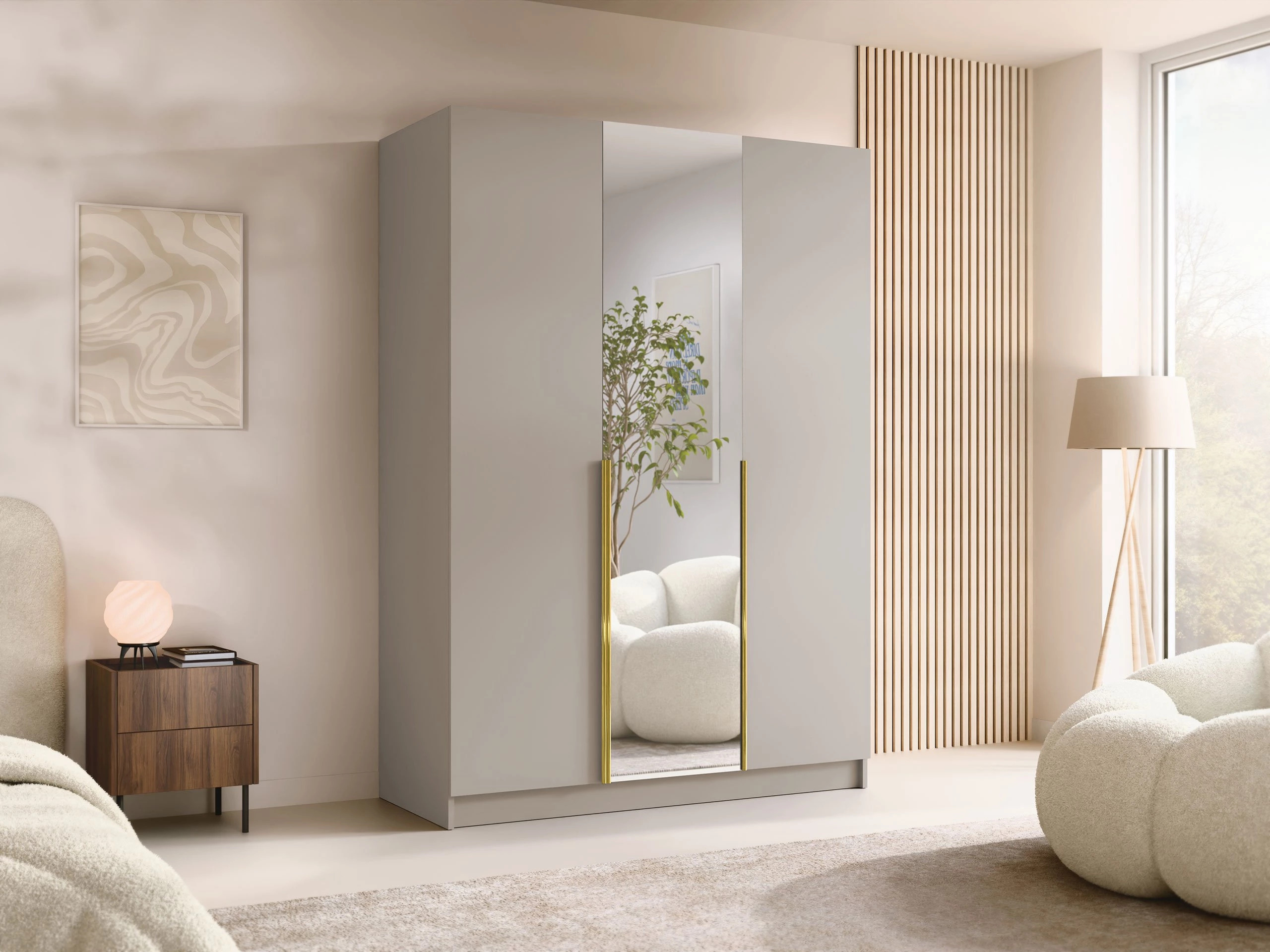 Riidekapp Closico Decoron II (Kašmiir + Kuldne)