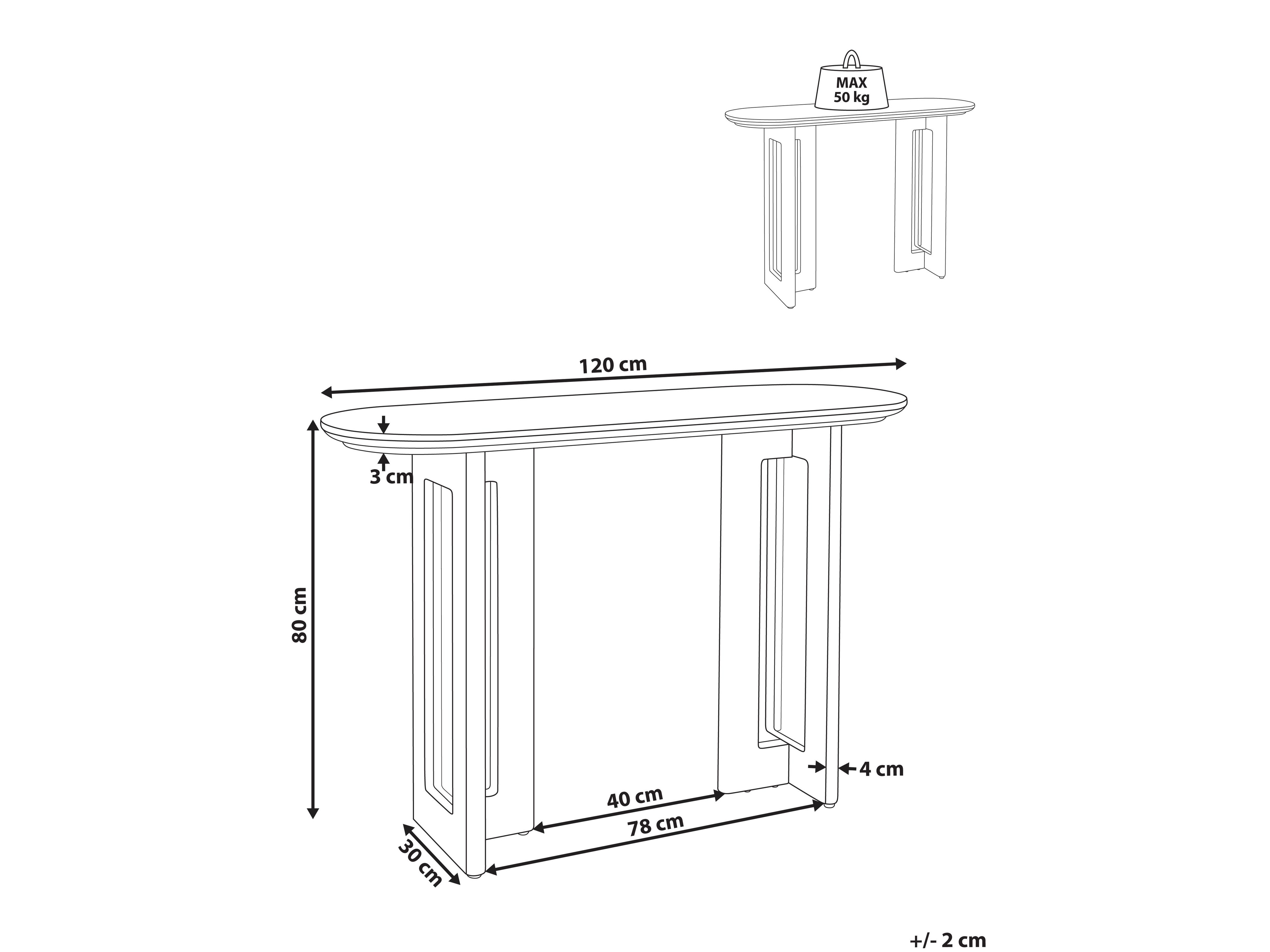 Konsoollaud Berwyn 3180