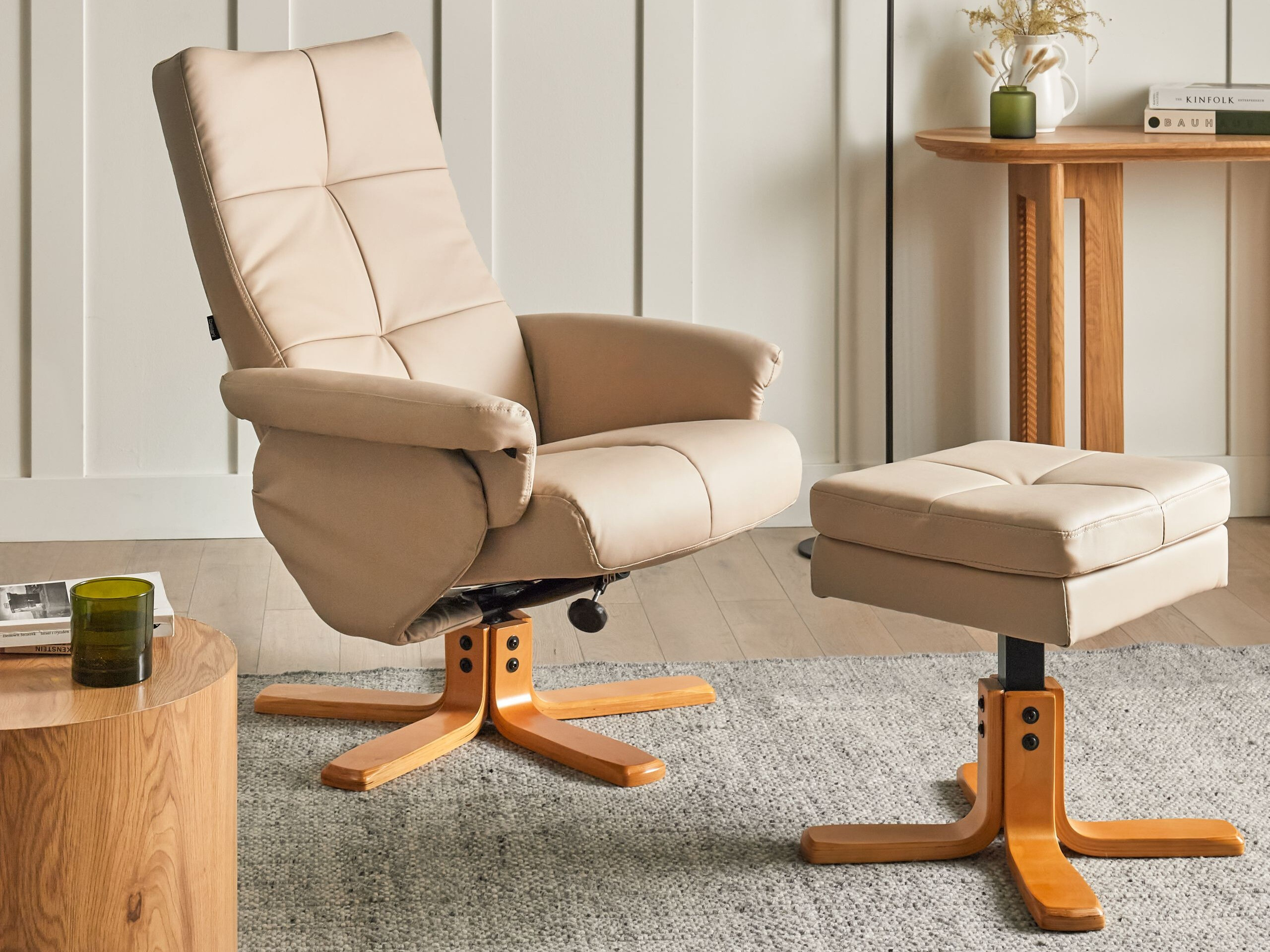 Tugitool recliner Berwyn 3195 (Beež)
