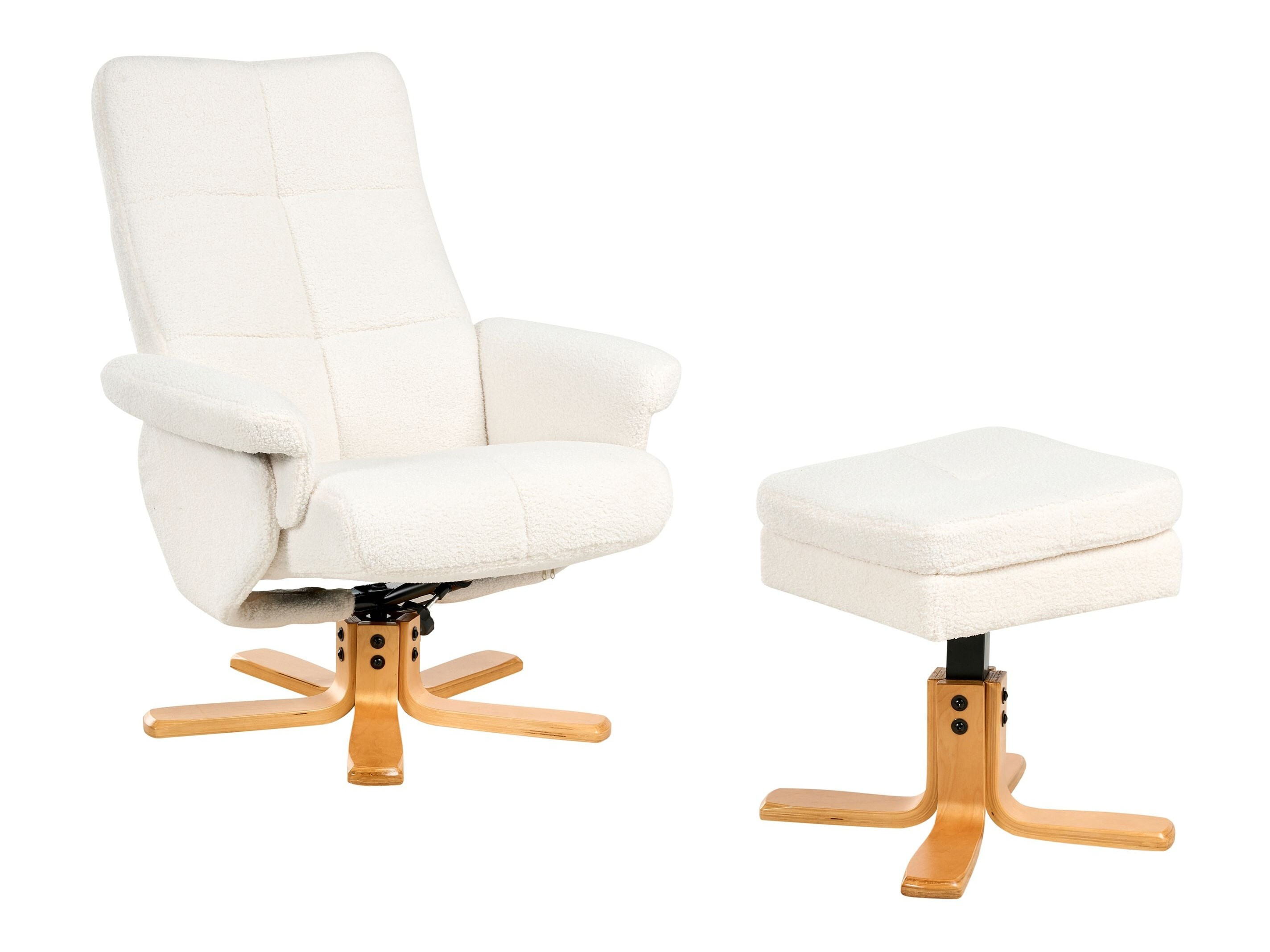 Tugitool recliner Berwyn 3195 (Valge)