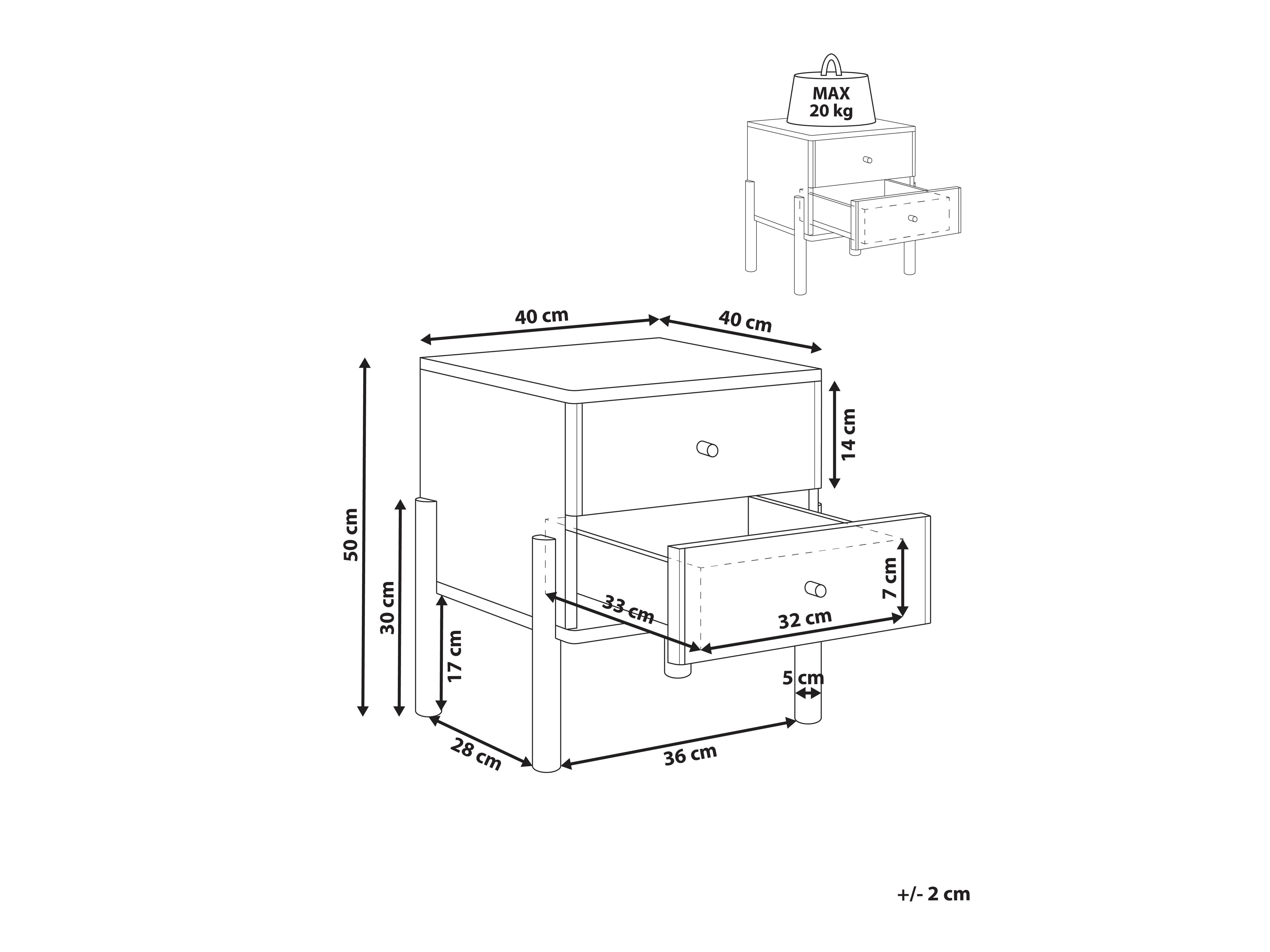 Öökapp Berwyn 3200