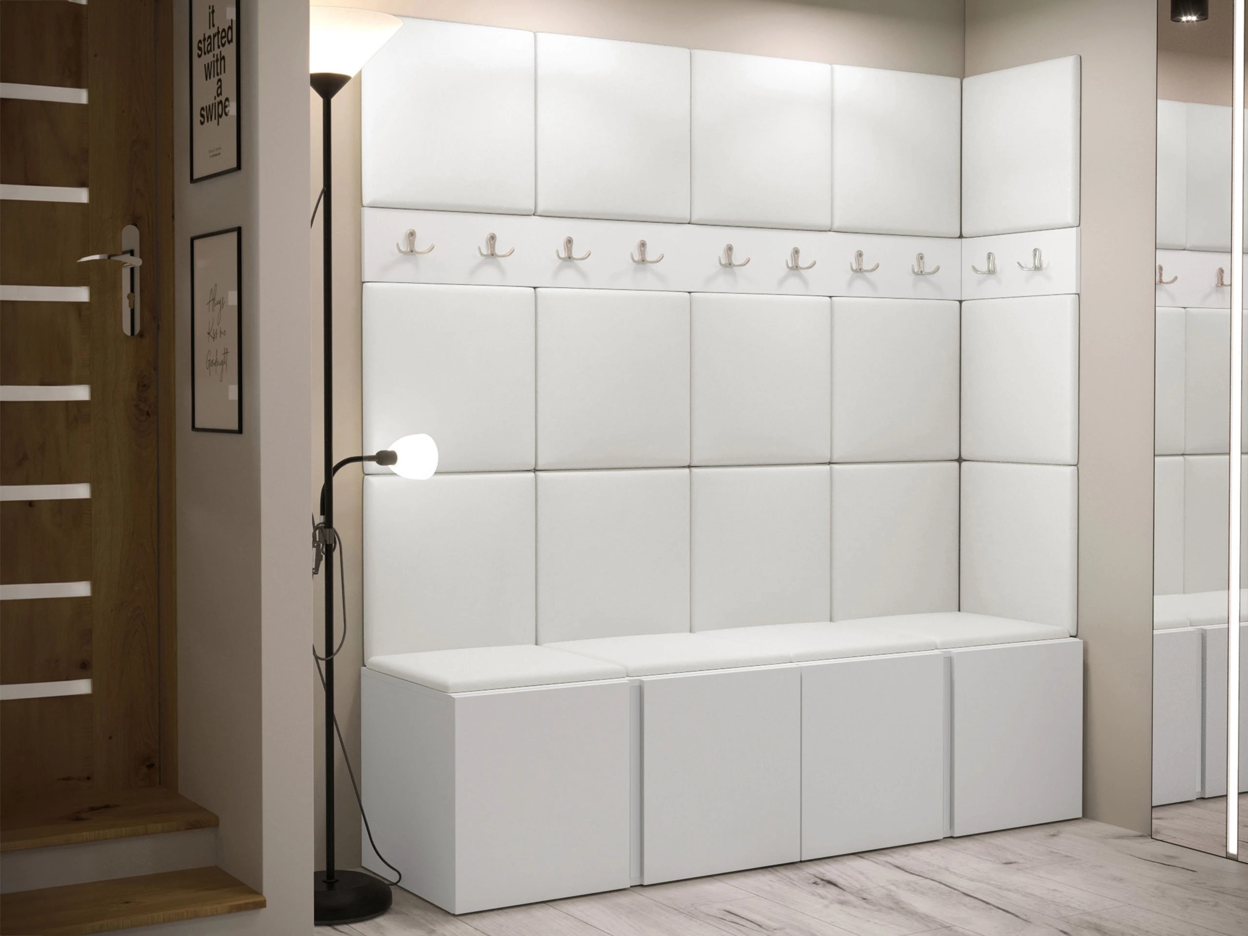 Esikukomplekt Pinis II (Valge)