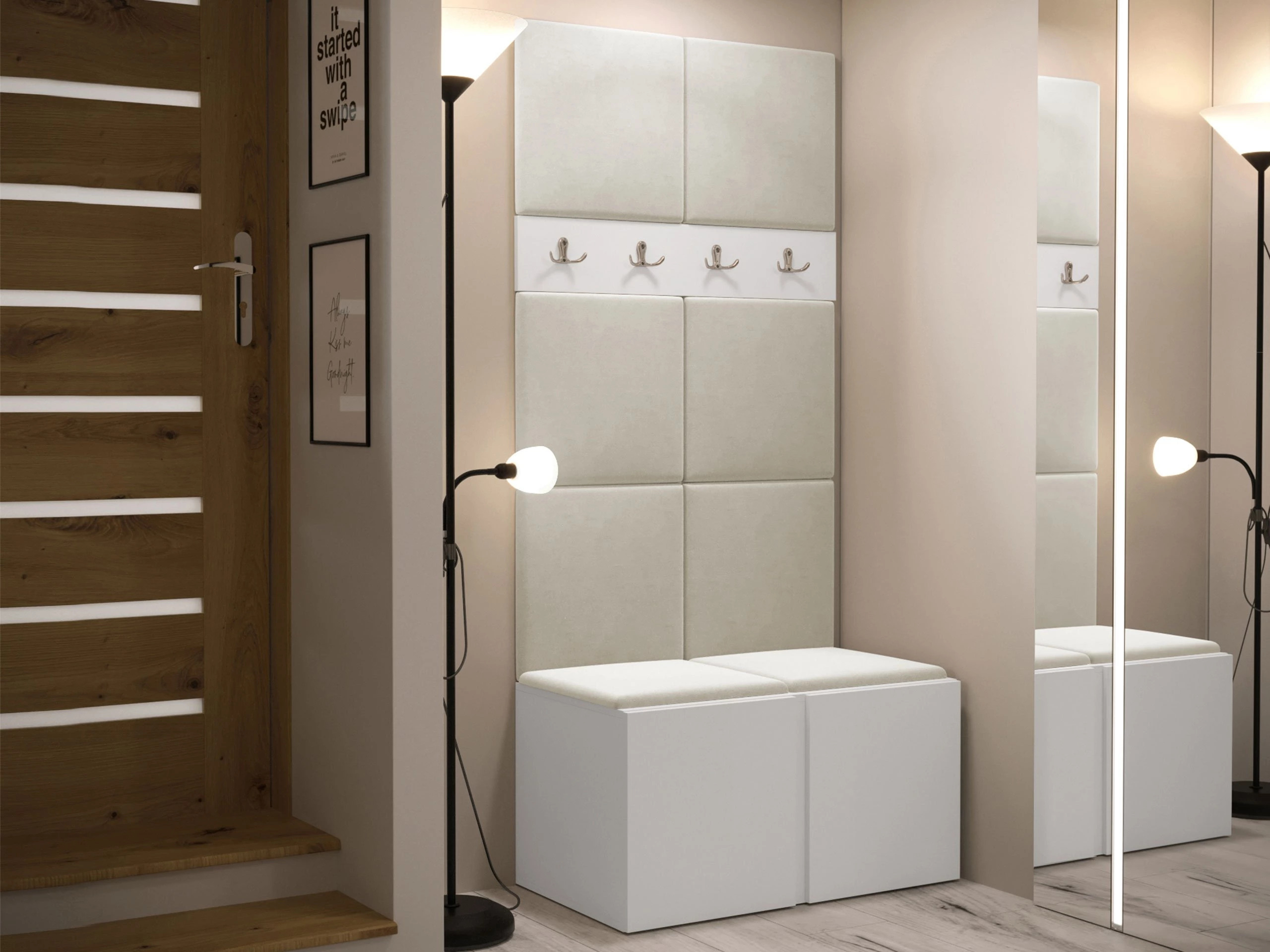 Esikukomplekt Hartford 267 (Valge)