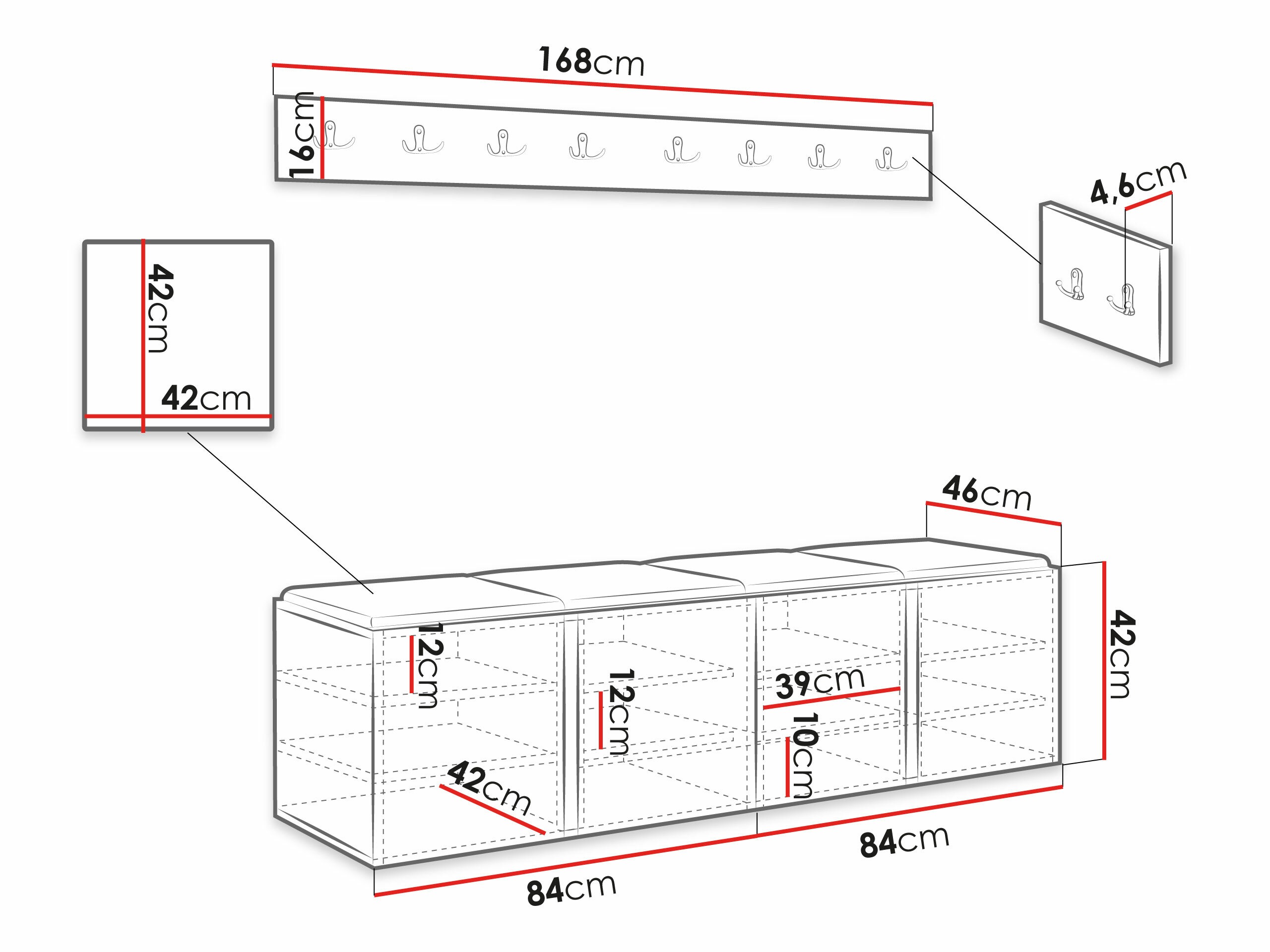Esikukomplekt Hartford 276 (Manila 02)
