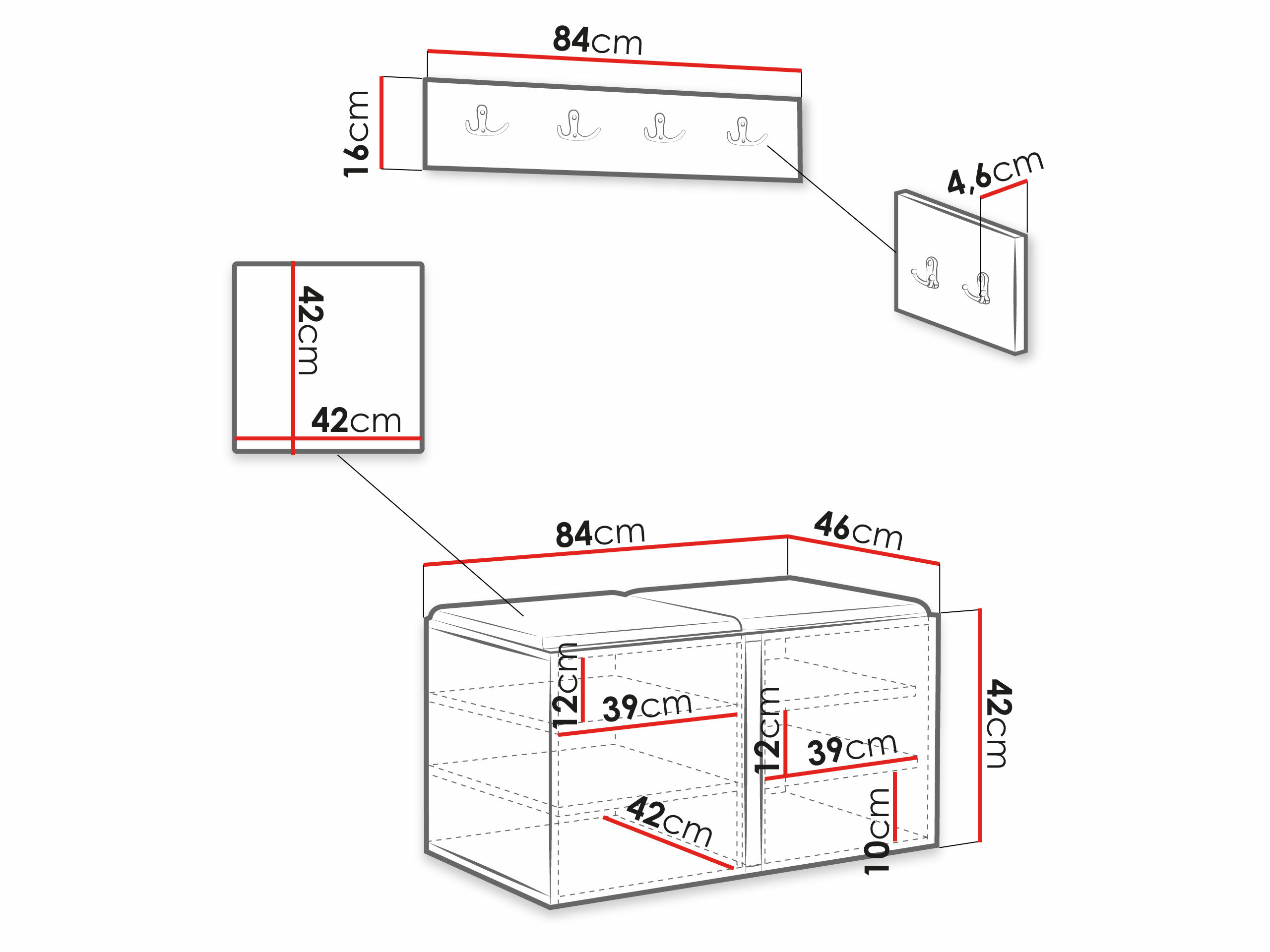 Esikukomplekt Hartford 275 (Manila 02)