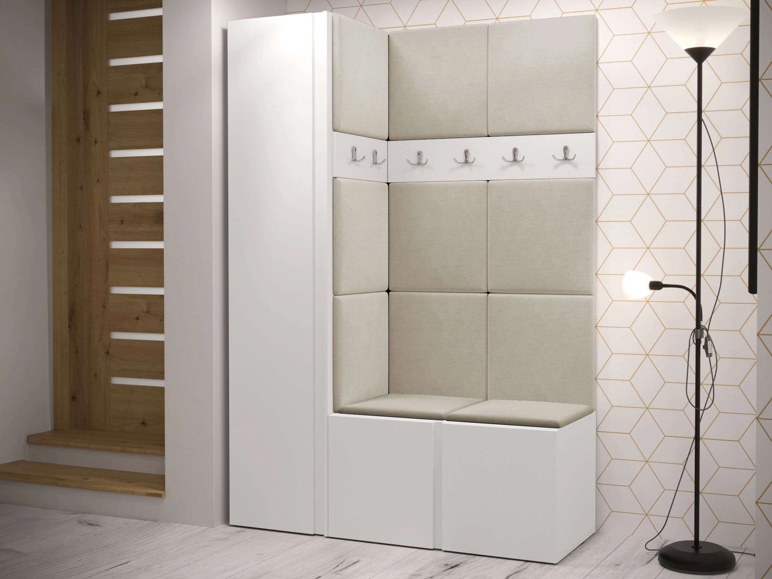 Esikukomplekt Hartford 471 (Valge)