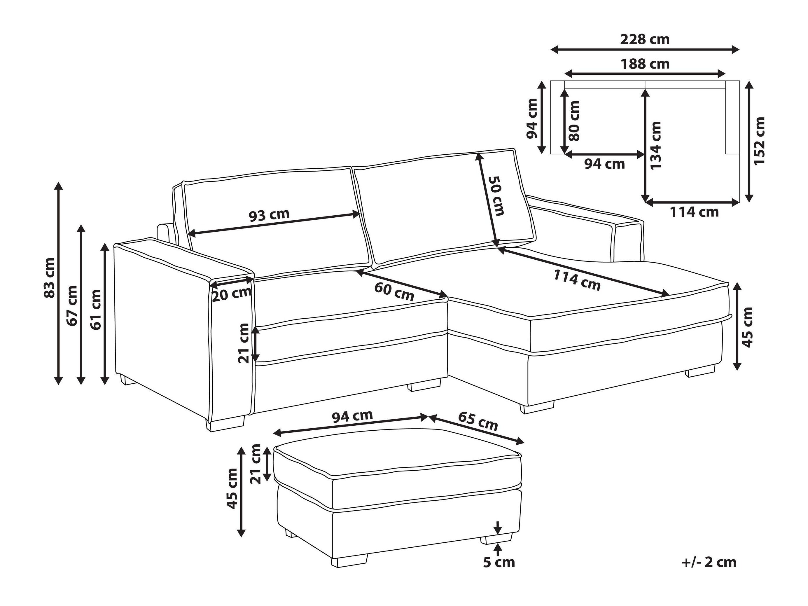 Pehme mööbli komplekt Berwyn 3215