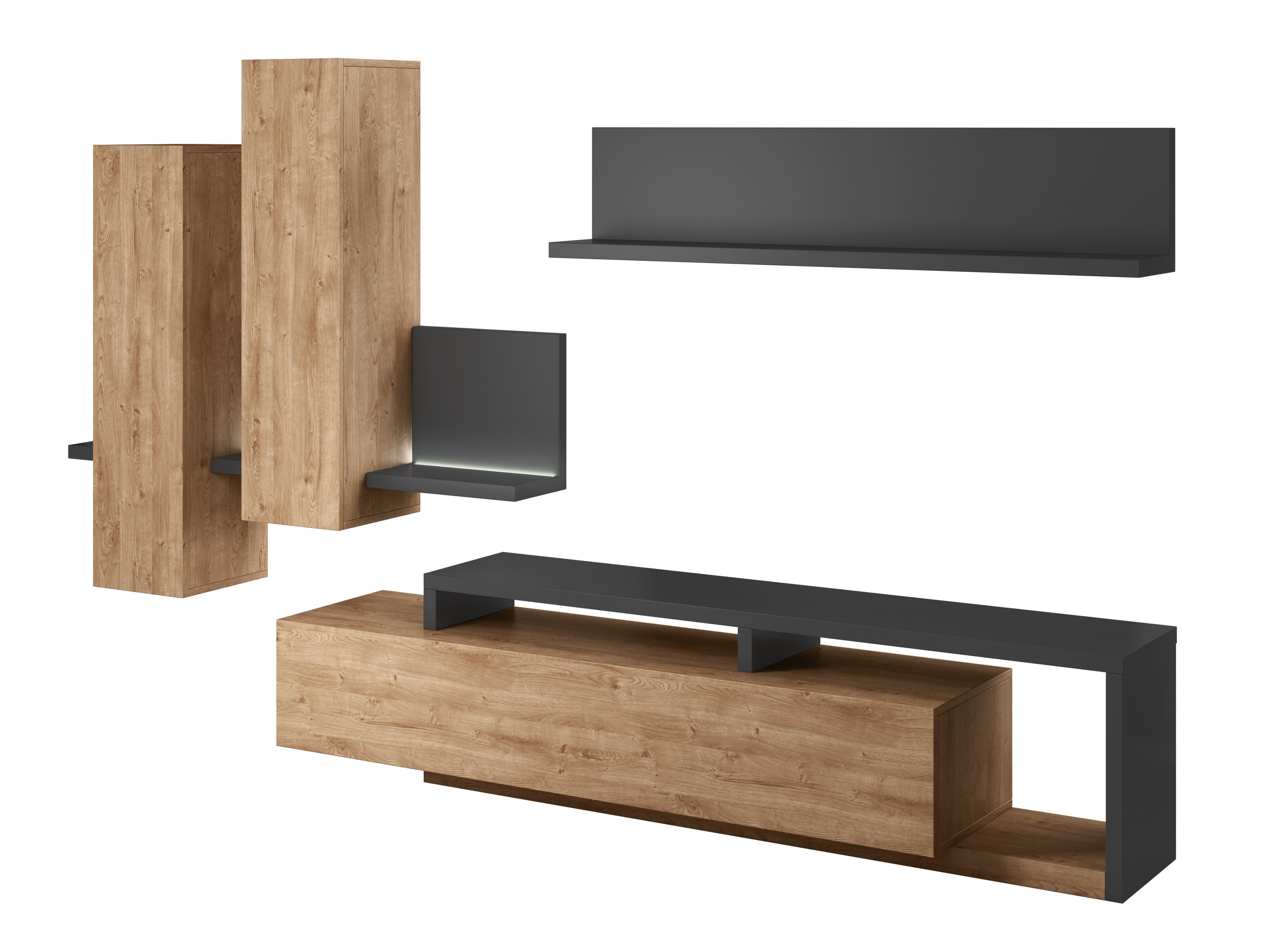 Elutoa komplekt Lutiva 100 (Antratsiit + Ribbec tamm)