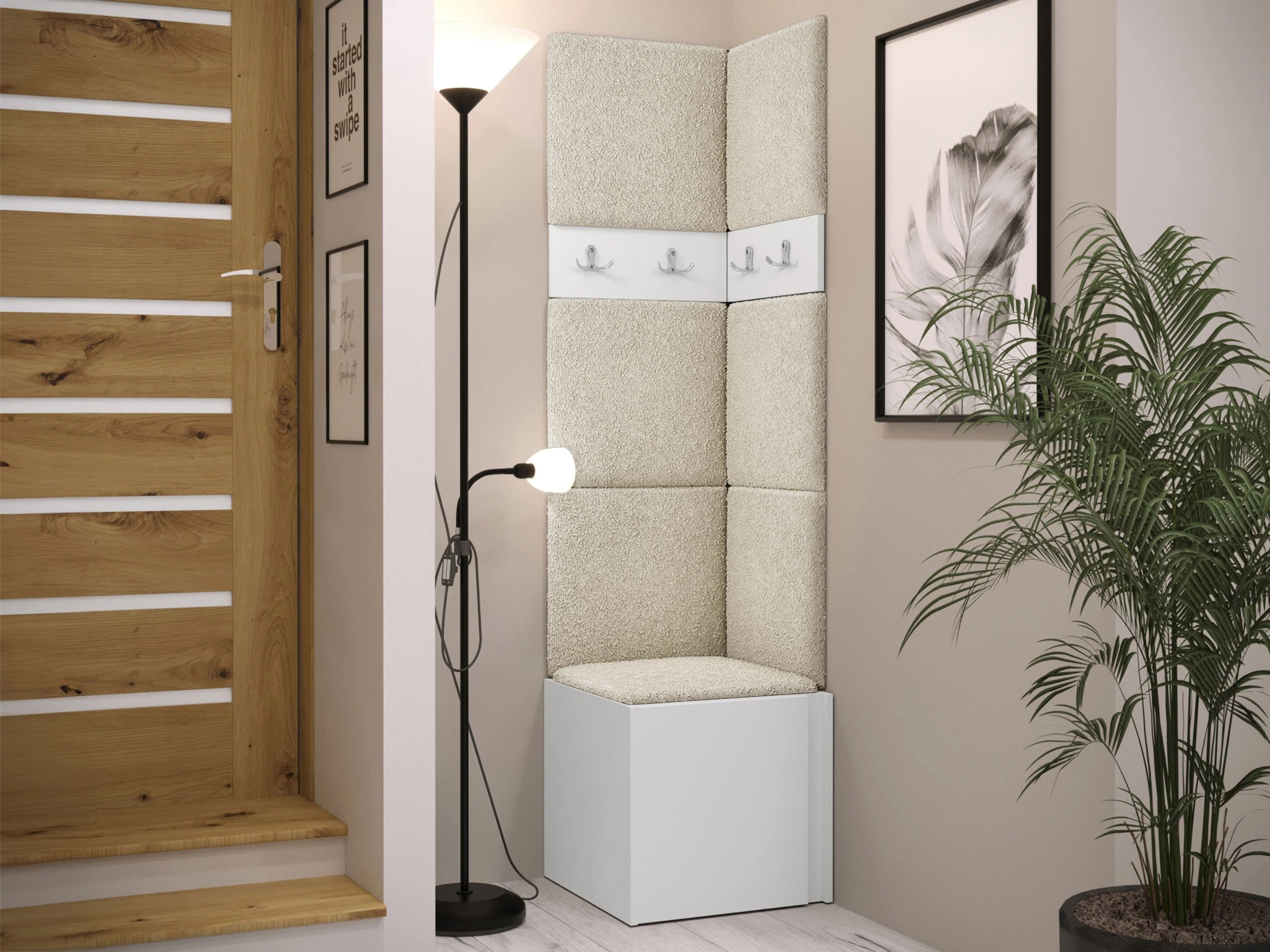 Esikukomplekt Pinis XXI (Valge)