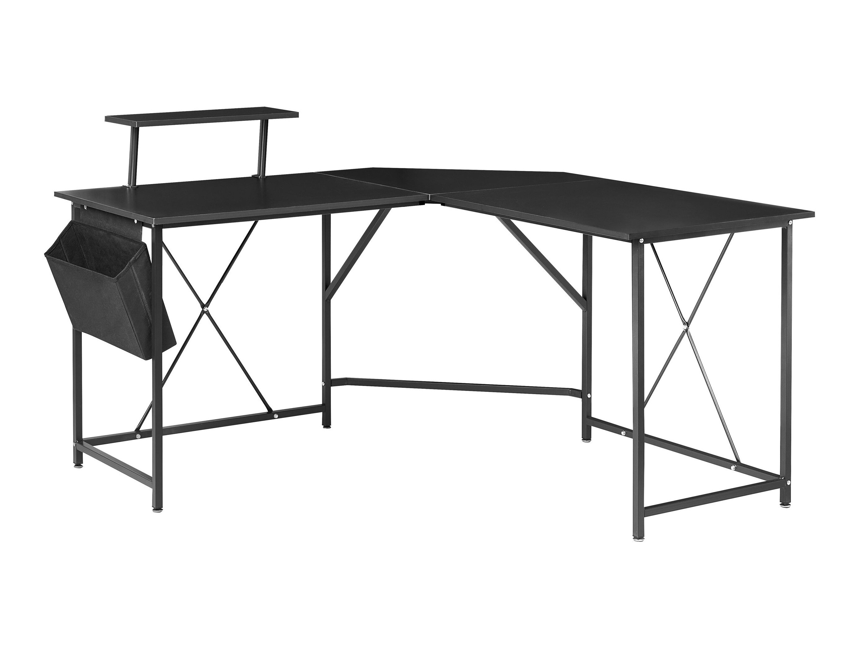 Kontori nurgalaud Berwyn 3218 (Must)