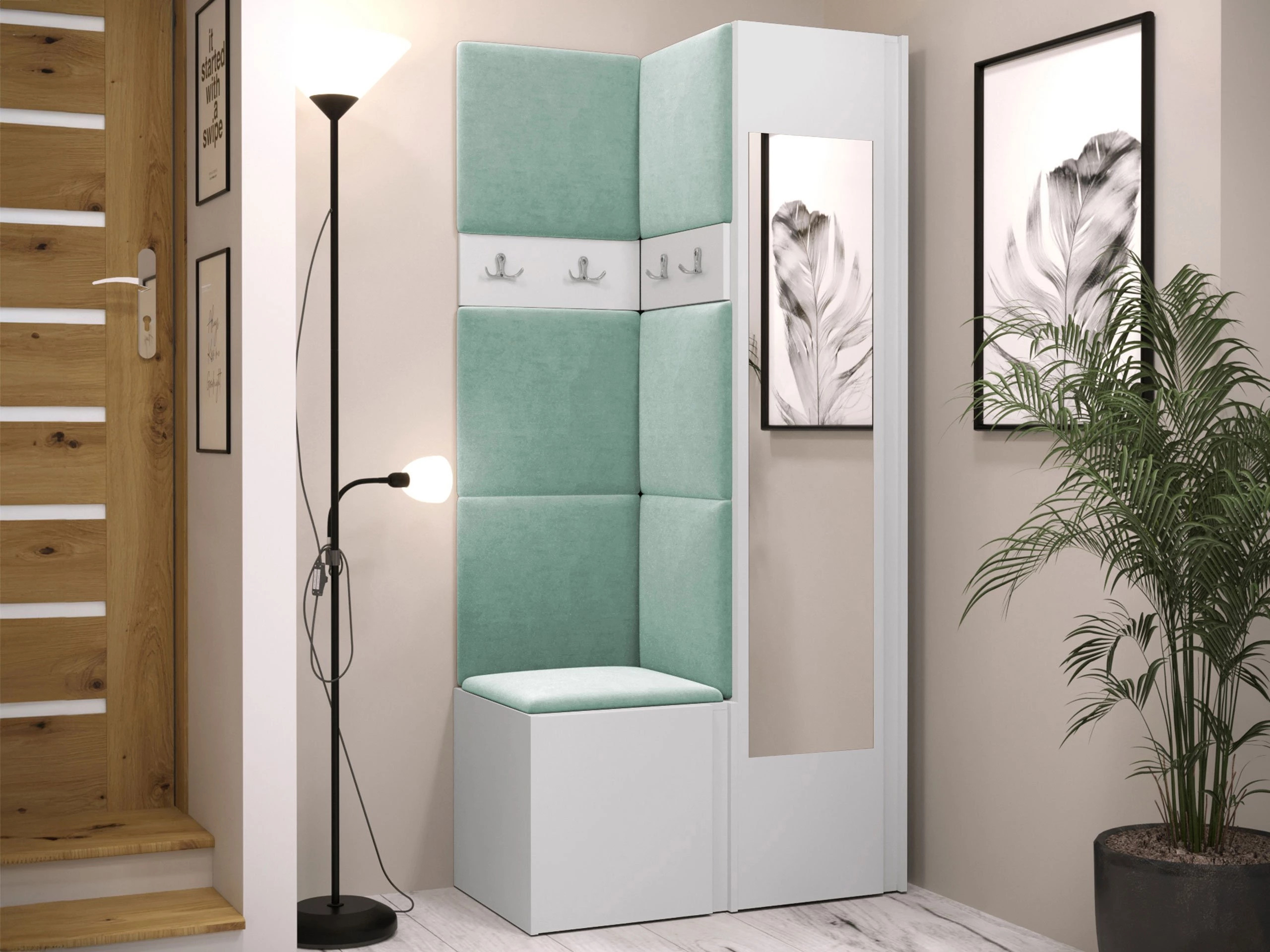 Esikukomplekt Pinis XXV (Valge)