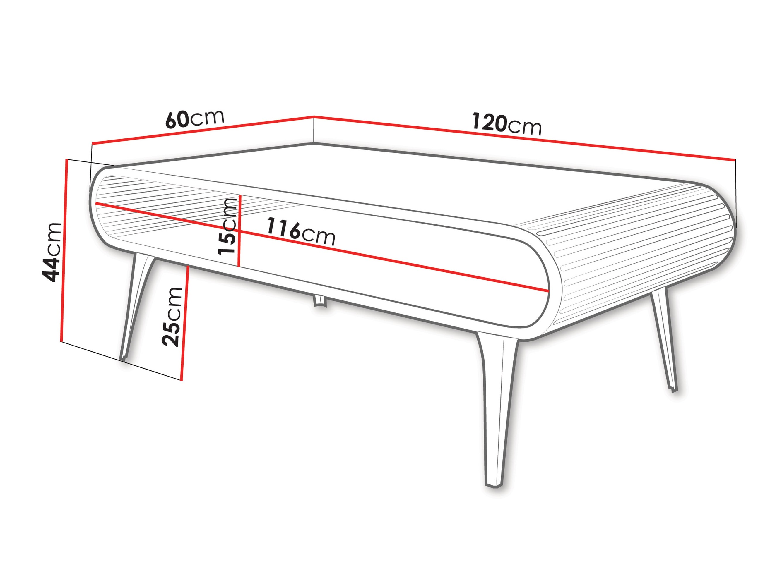 Diivanilaud Oswego 162 (Valge)