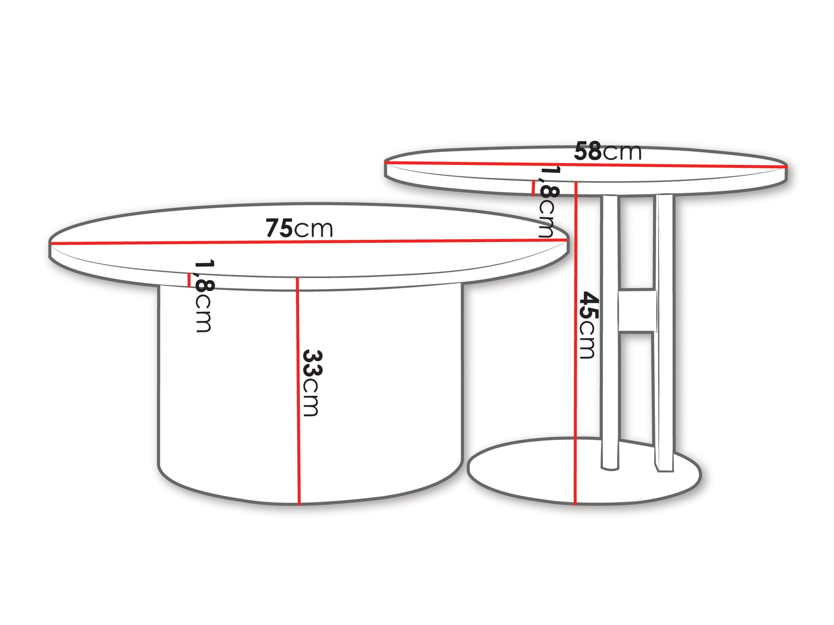 Diivanilaudade komplekt Oswego 159 (Valge)