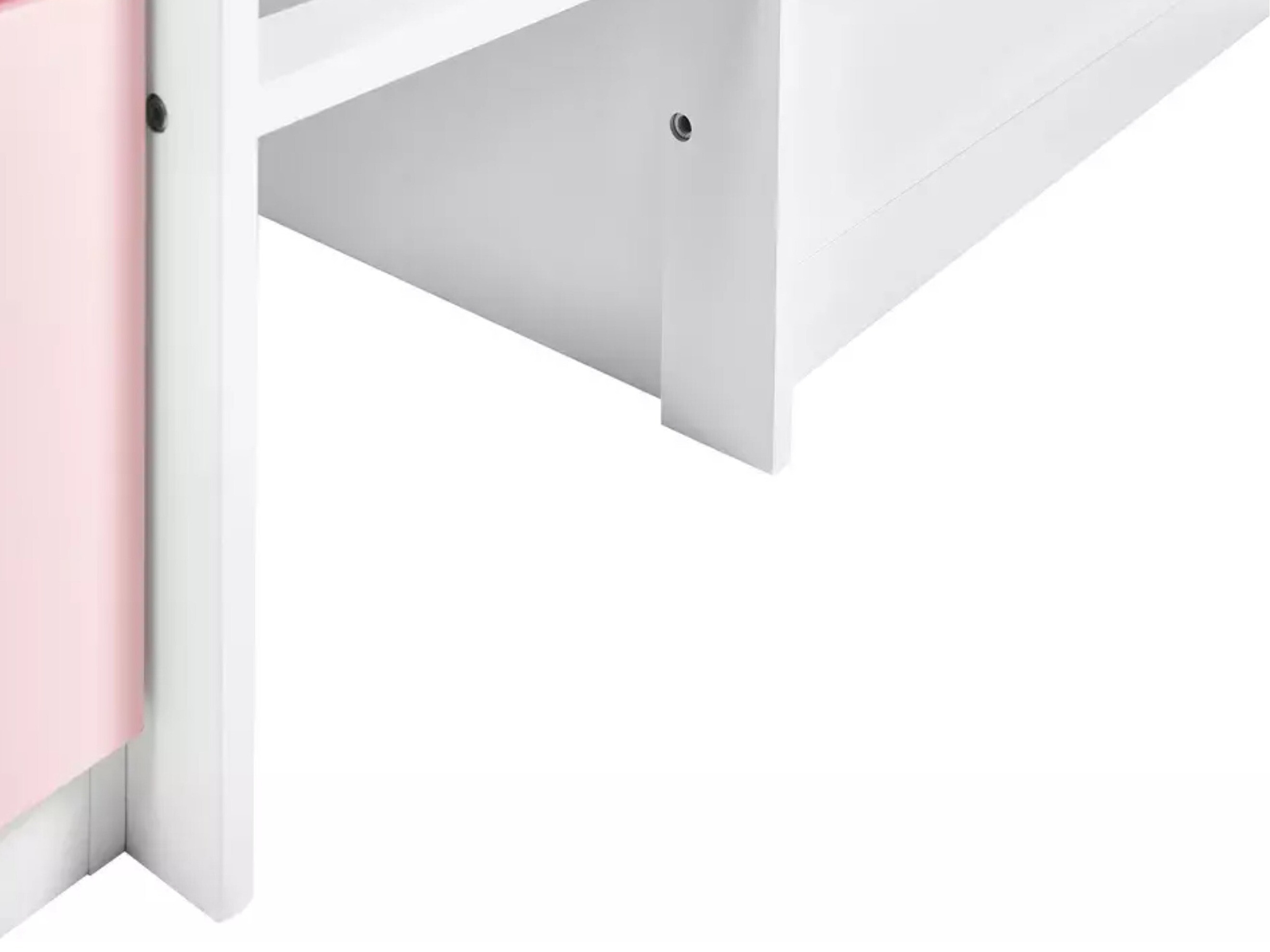 Kõrge voodi Berwyn 2199 (Valge + Roosikarva)