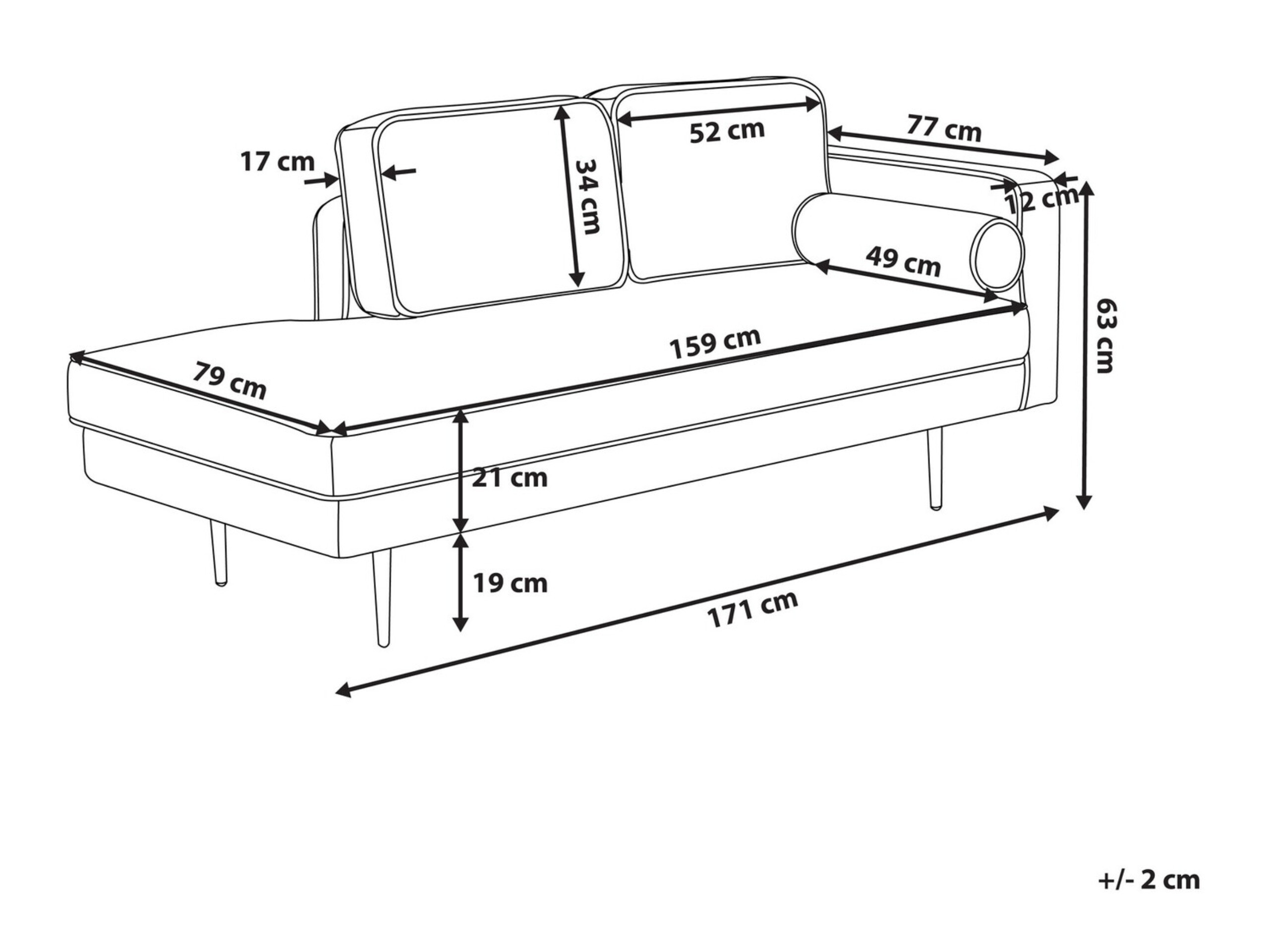 Kušett Berwyn 770 (Roosikarva)