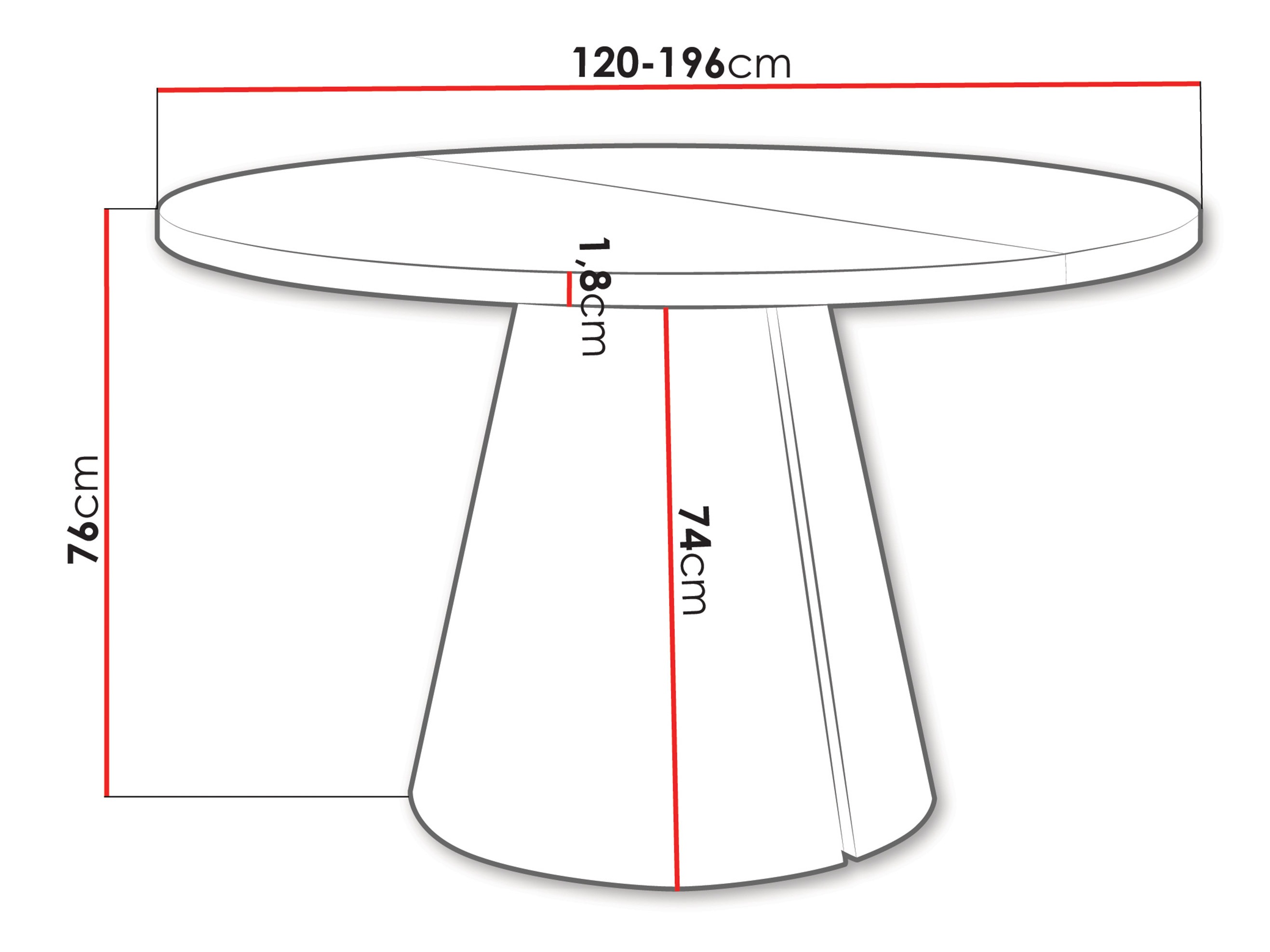 Laud Oswego 167 (Must marmor)