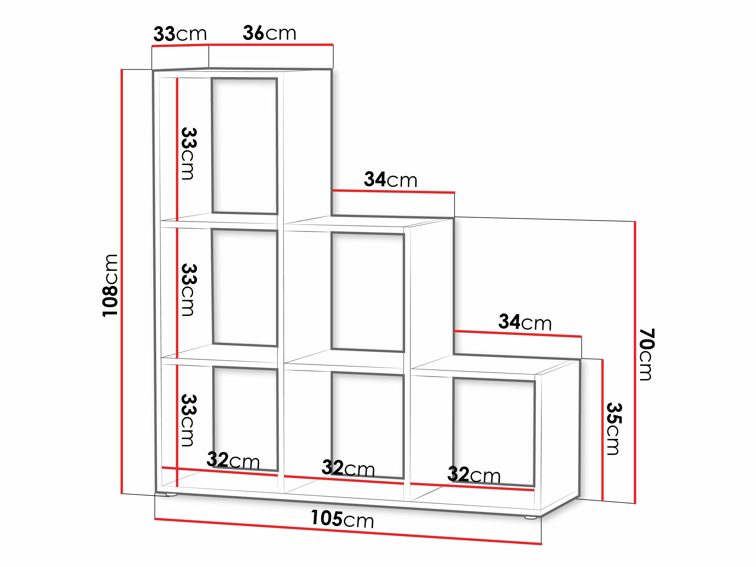 Riiul Lexicon (Sonoma tamm)
