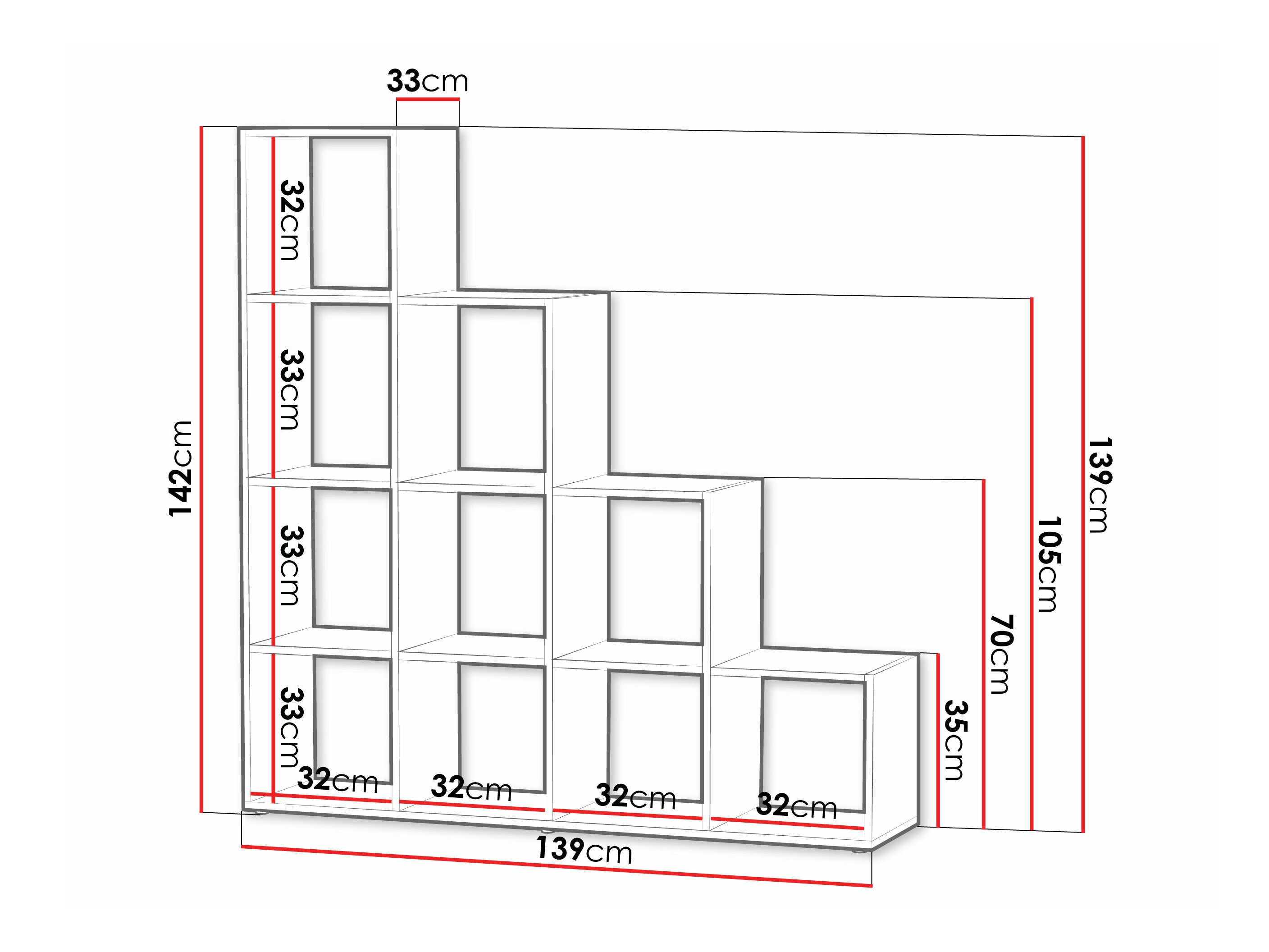 Riiul Sarasota 111 (Valge)