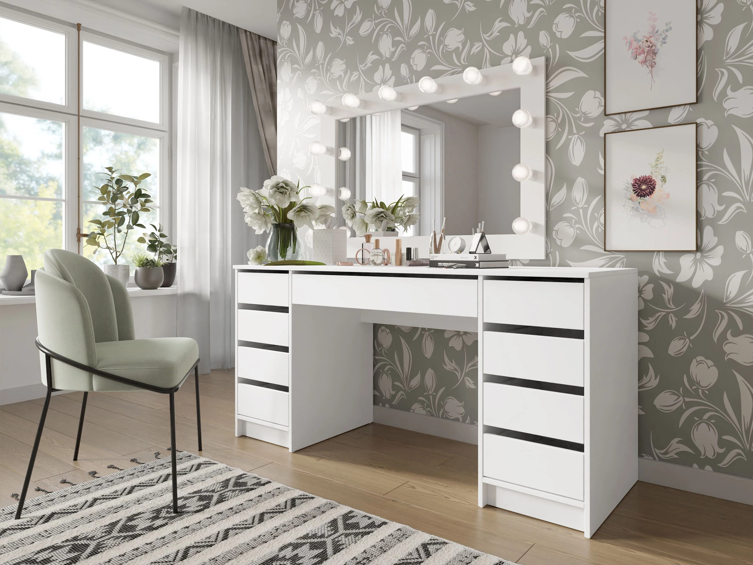 Kirjutuslaud Comfivo 401 (Valge)