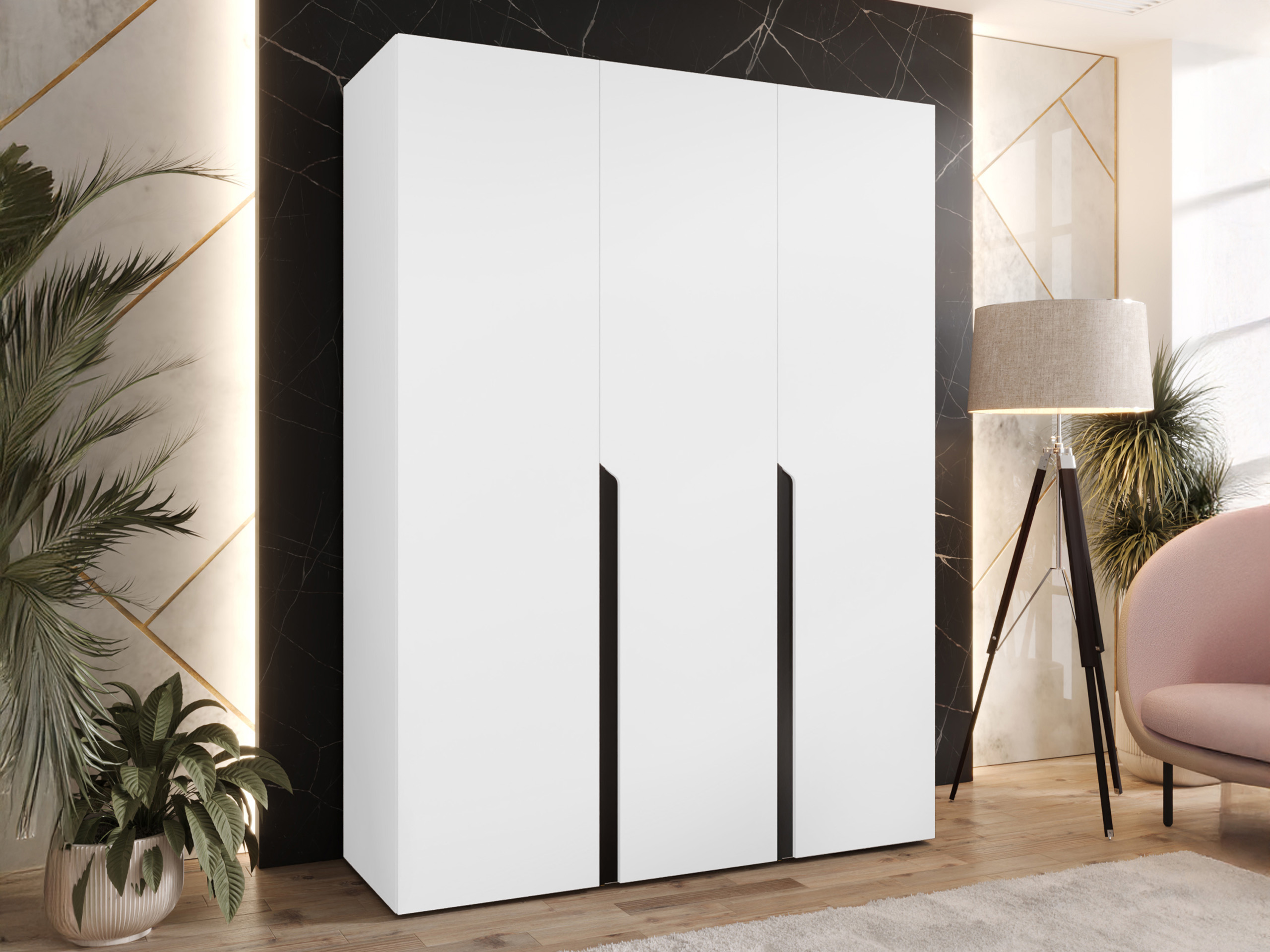 Riidekapp Hartford 580 (Valge)