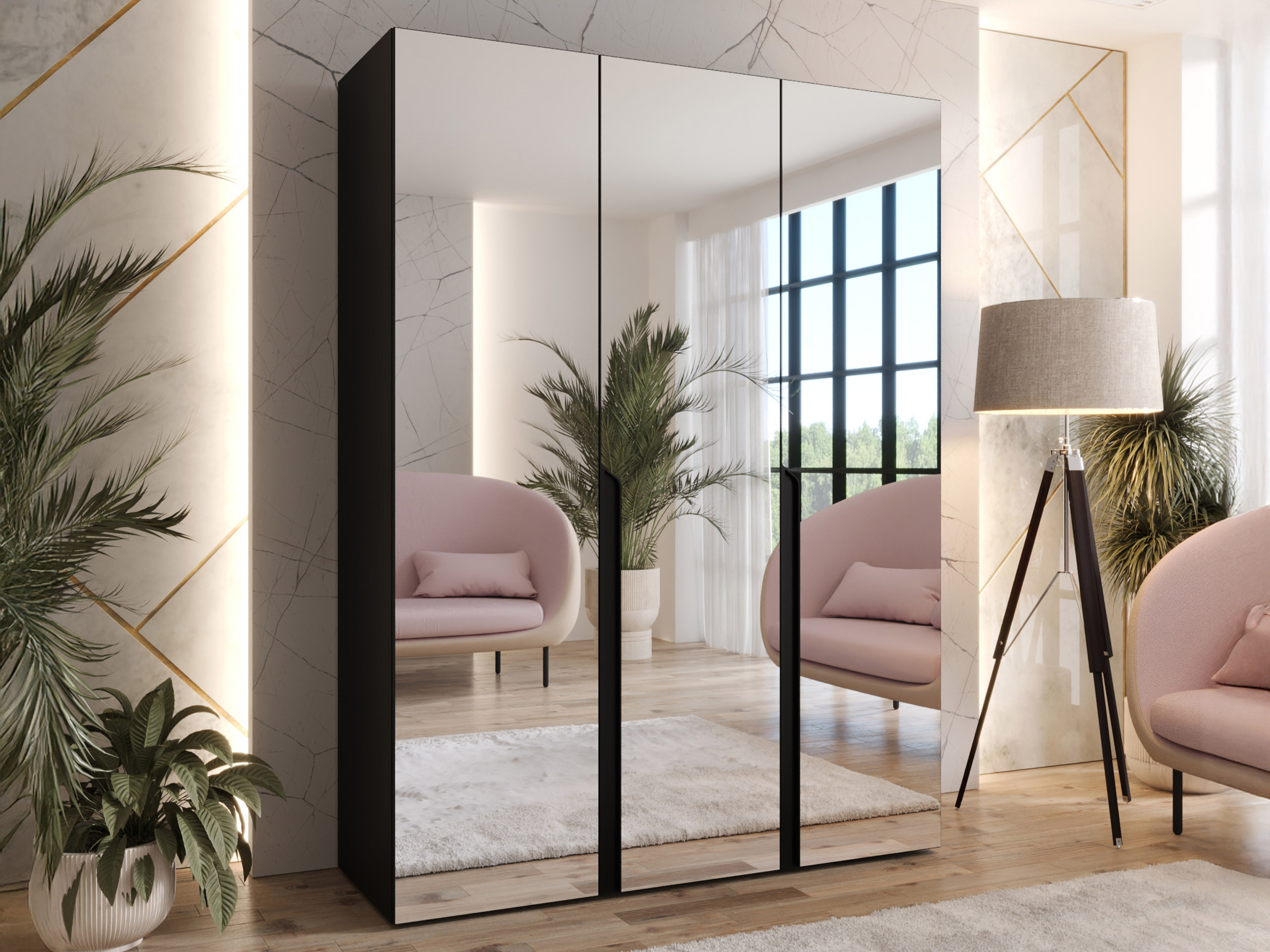 Riidekapp Hartford 590 (Must)