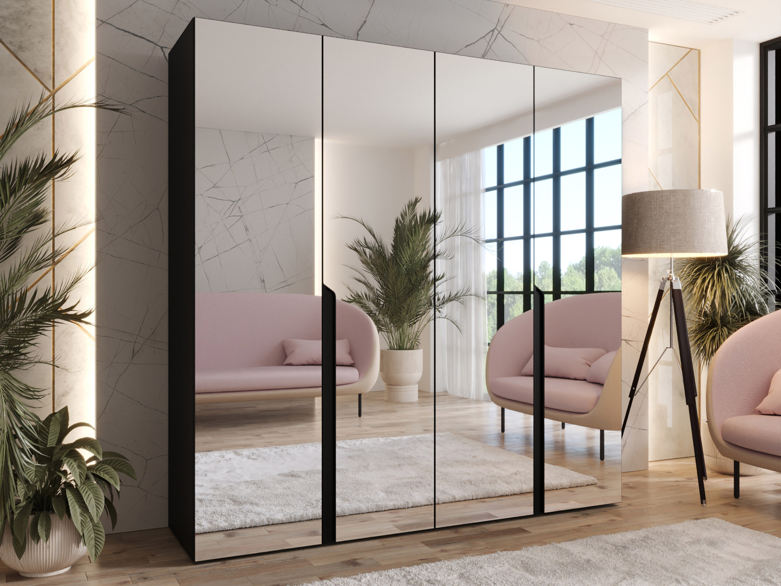 Riidekapp Hartford 591 (Must)