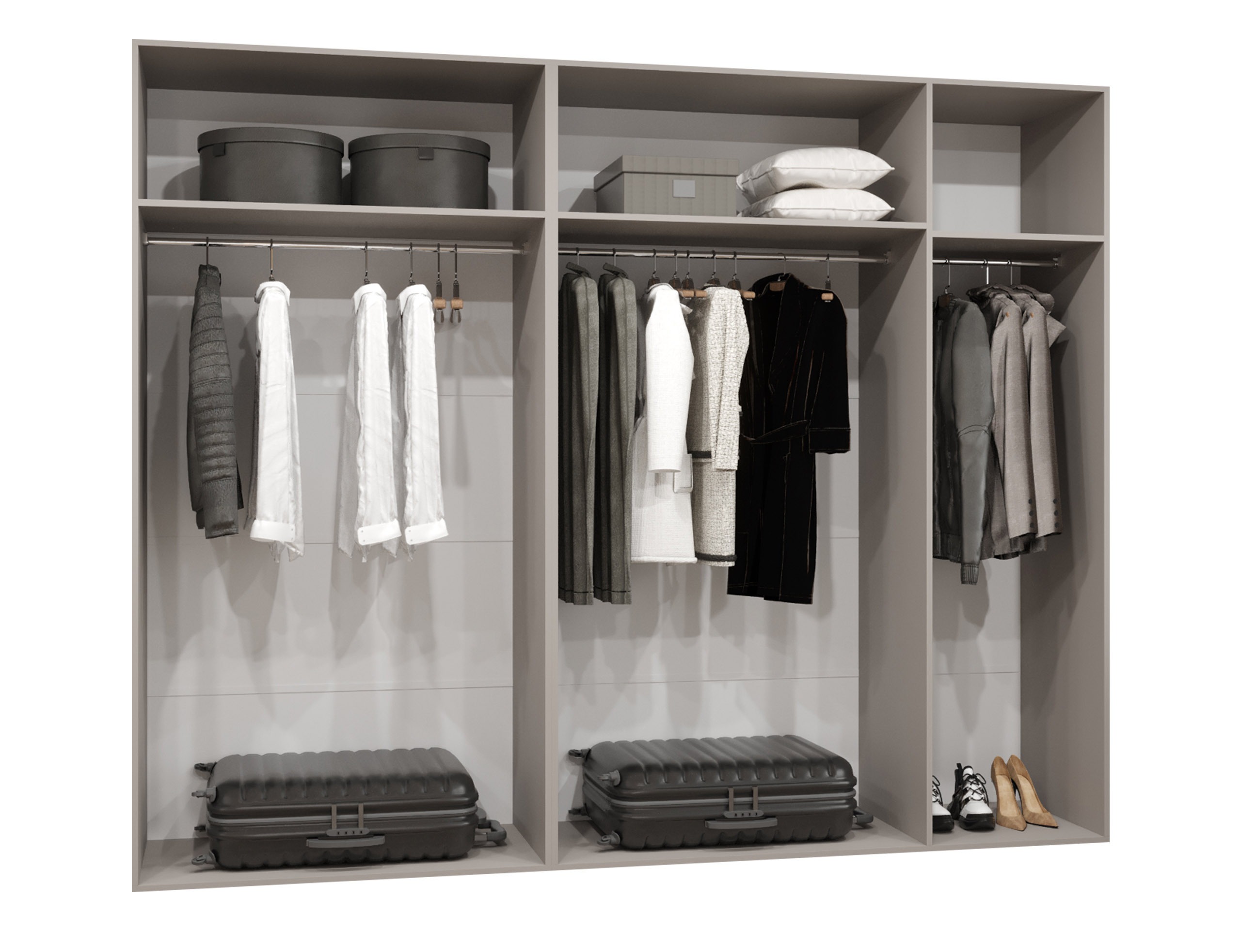 Riidekapp Hartford 592 (Must)