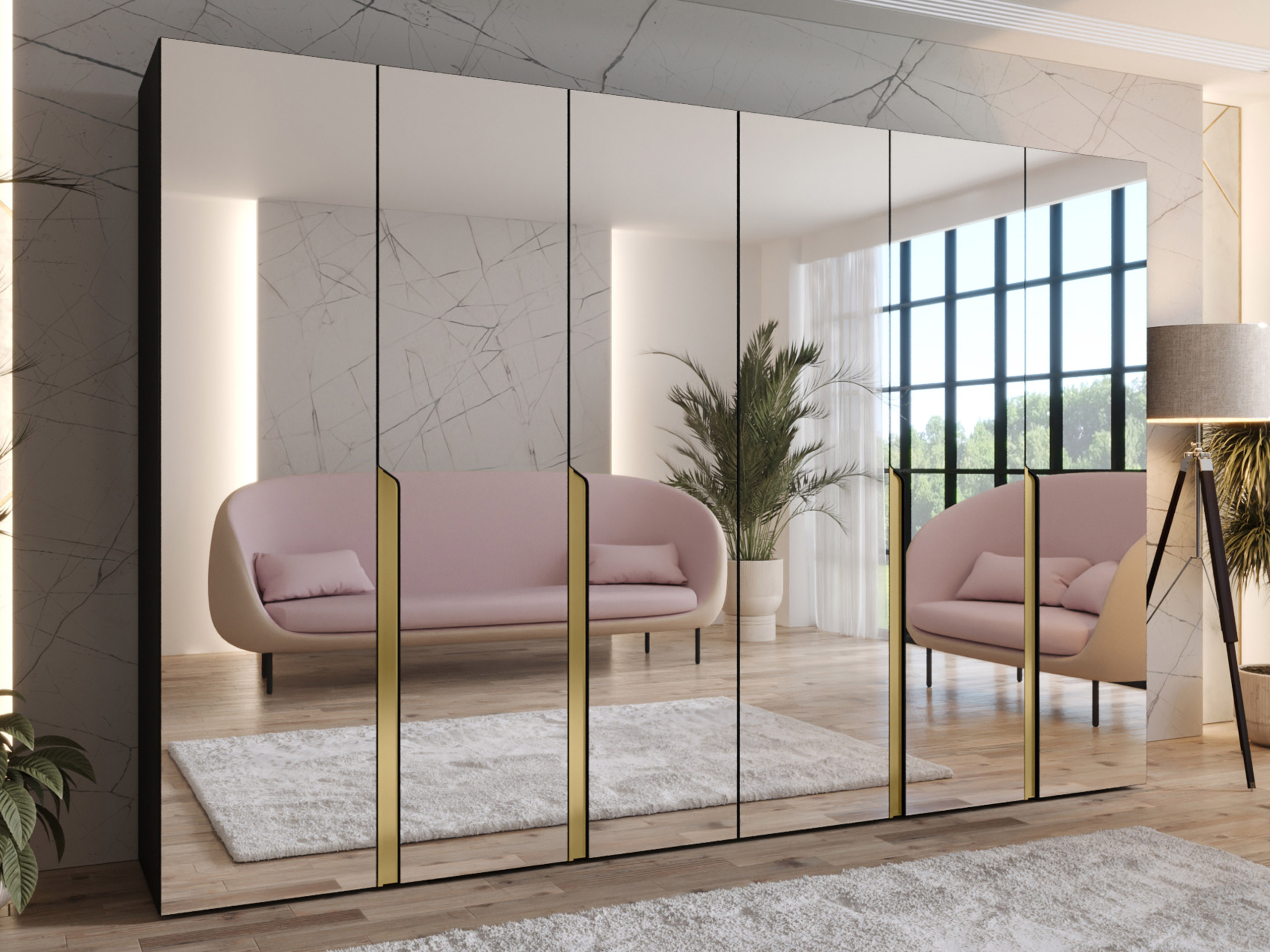 Riidekapp Hartford 593 (Must)