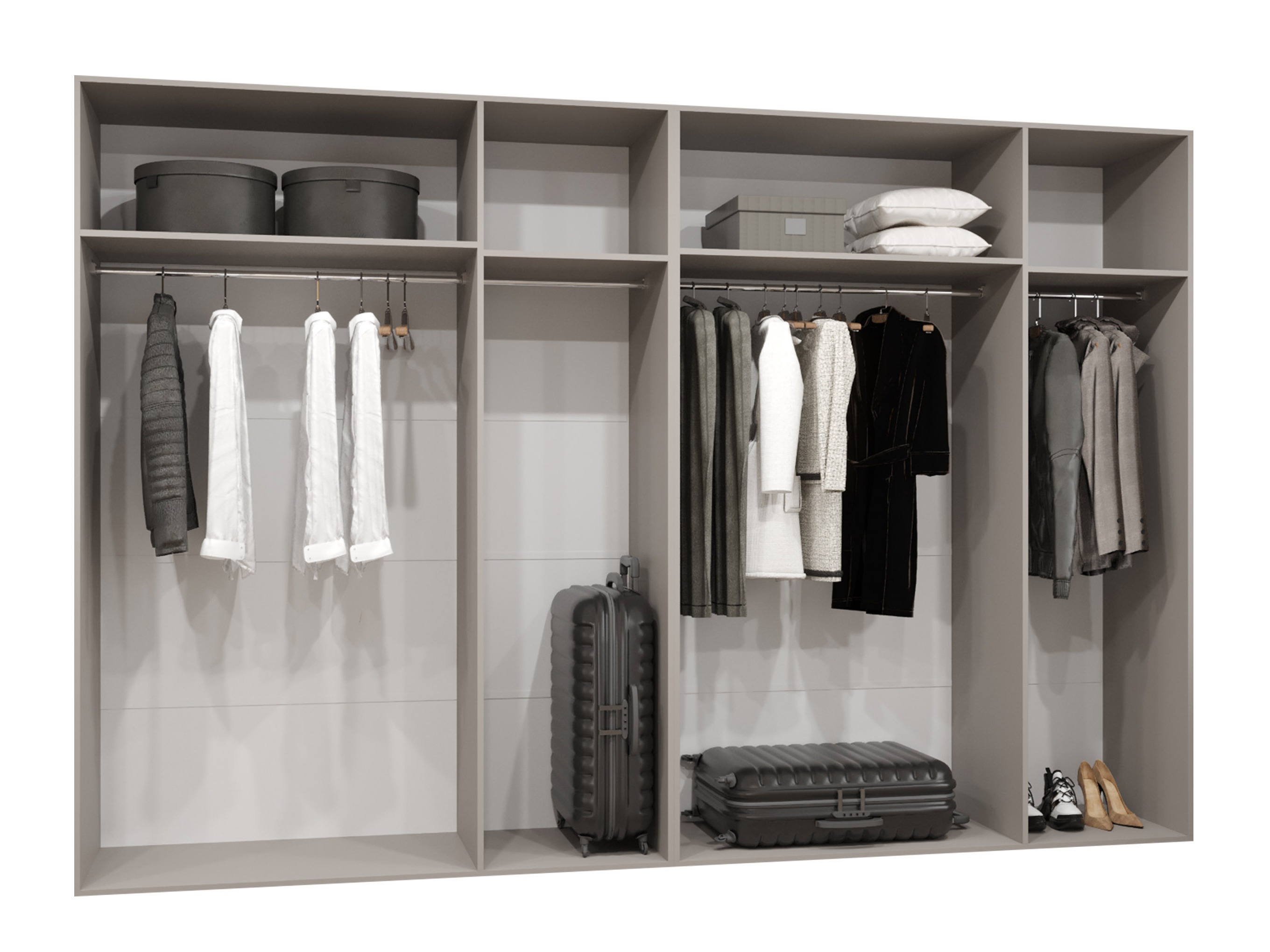 Riidekapp Hartford 593 (Must)