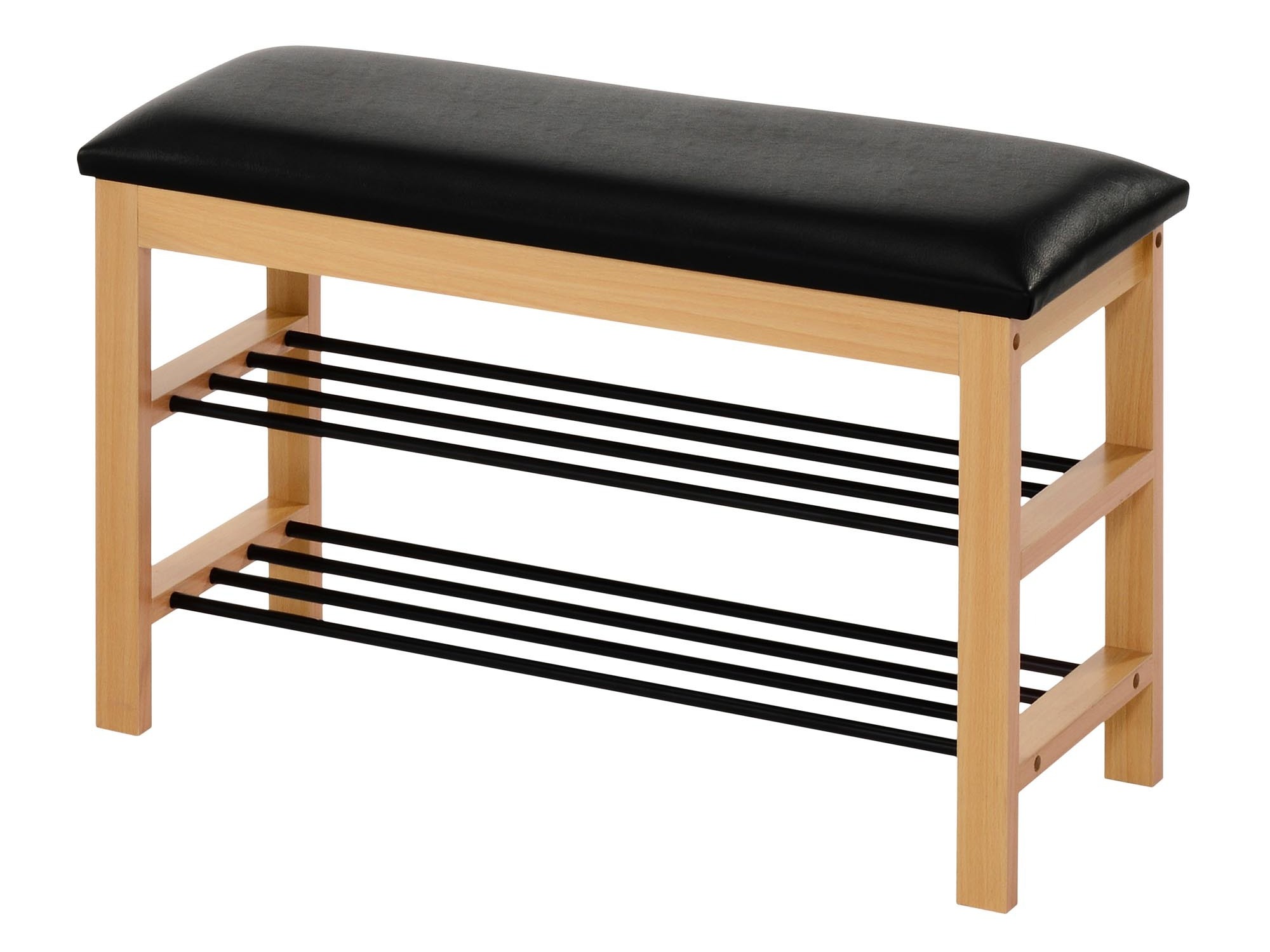 Jalatsikapp Houston 967 (Täispuidust + Must)