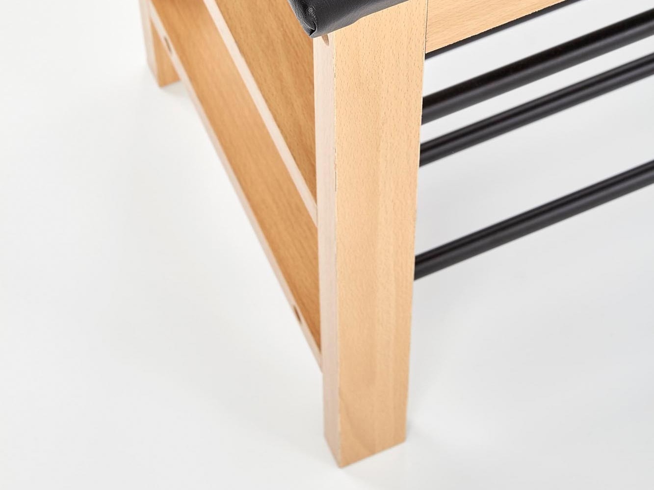 Jalatsikapp Houston 967 (Täispuidust + Must)