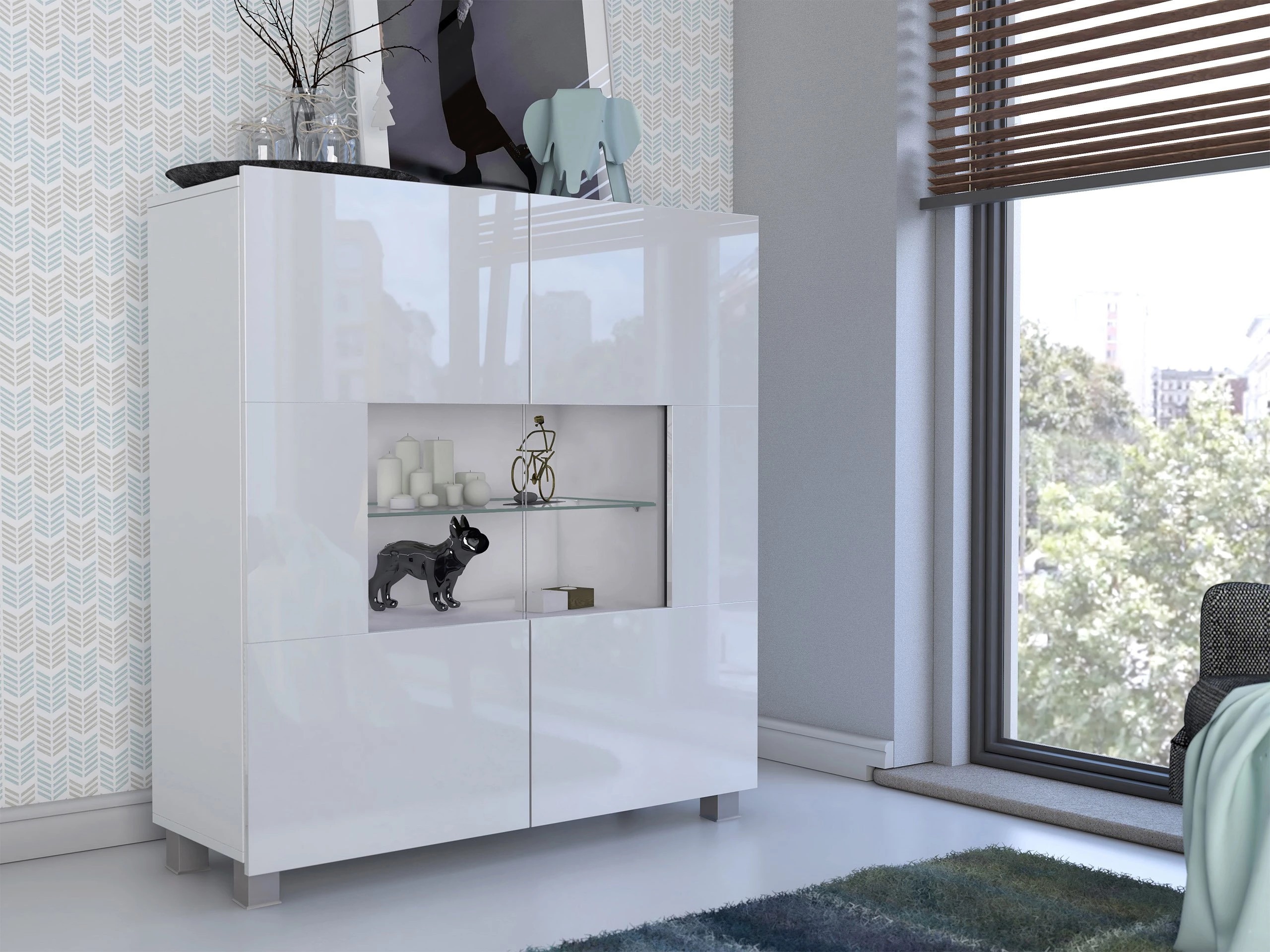 Kapp Remus (Valge + Läikiv valge)