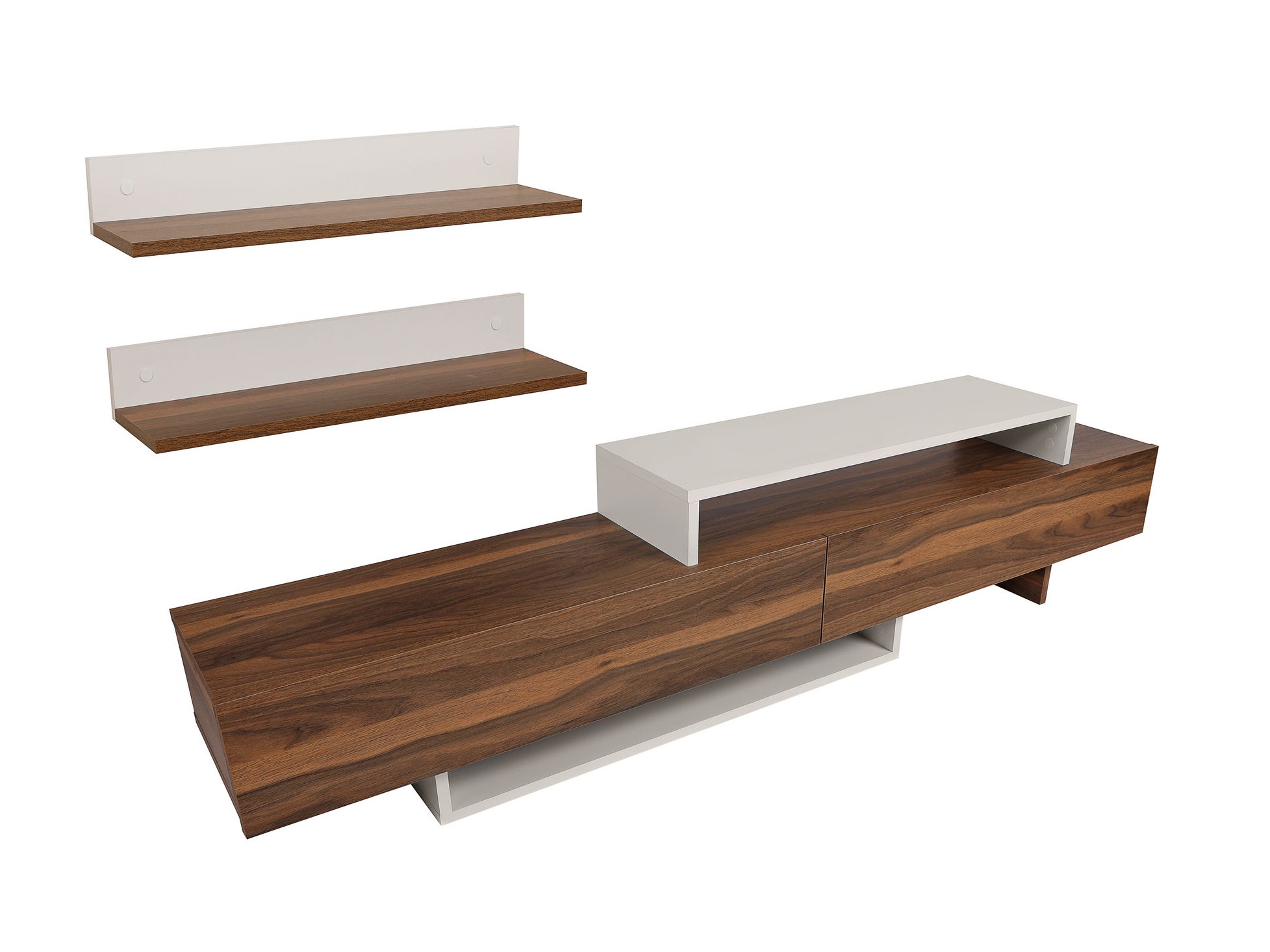 TV-alus Kailua 998 (Tiikpuu + Valge)