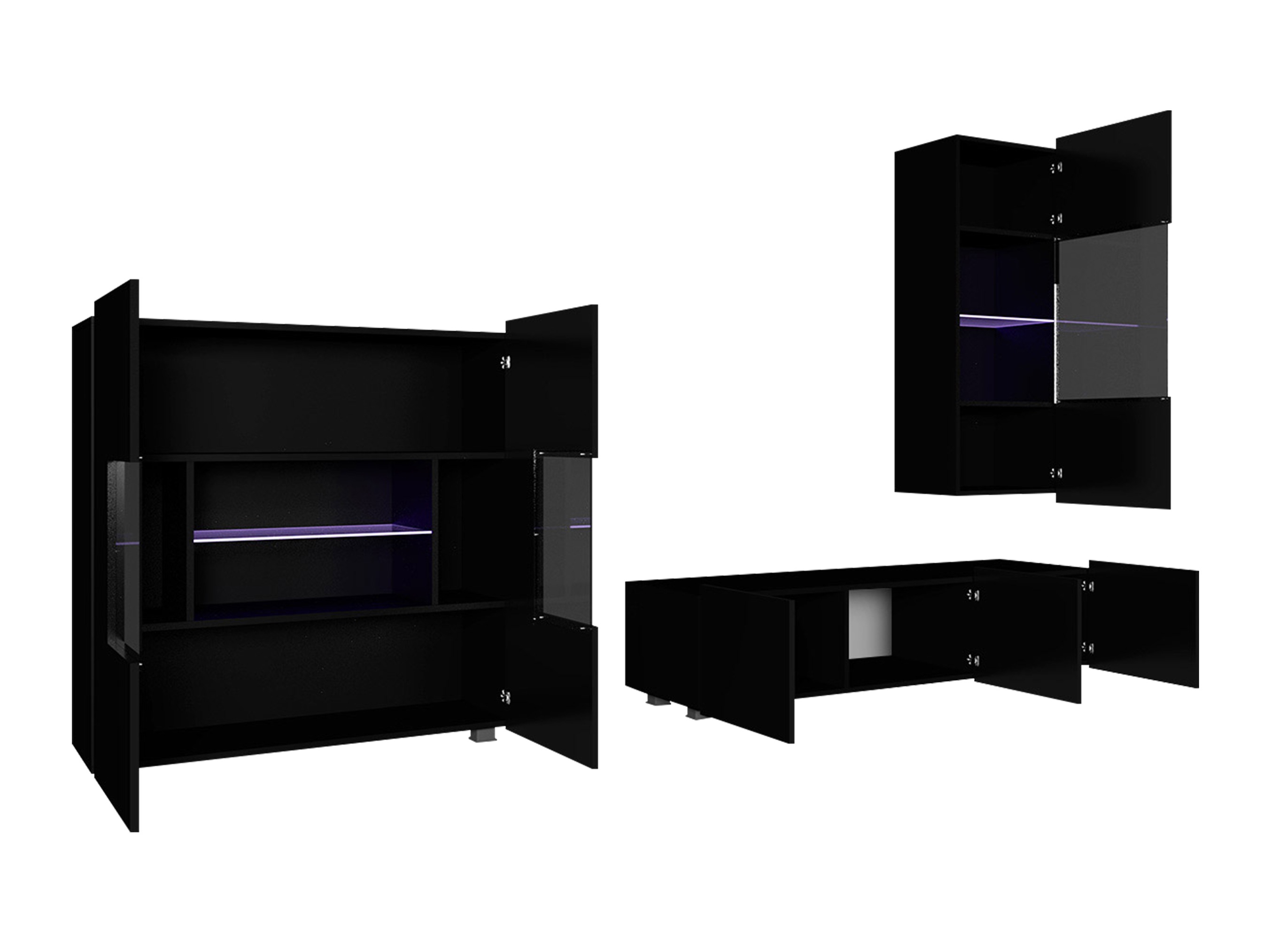 Elutoa komplekt Remus VII (Valge + Läikiv valge)