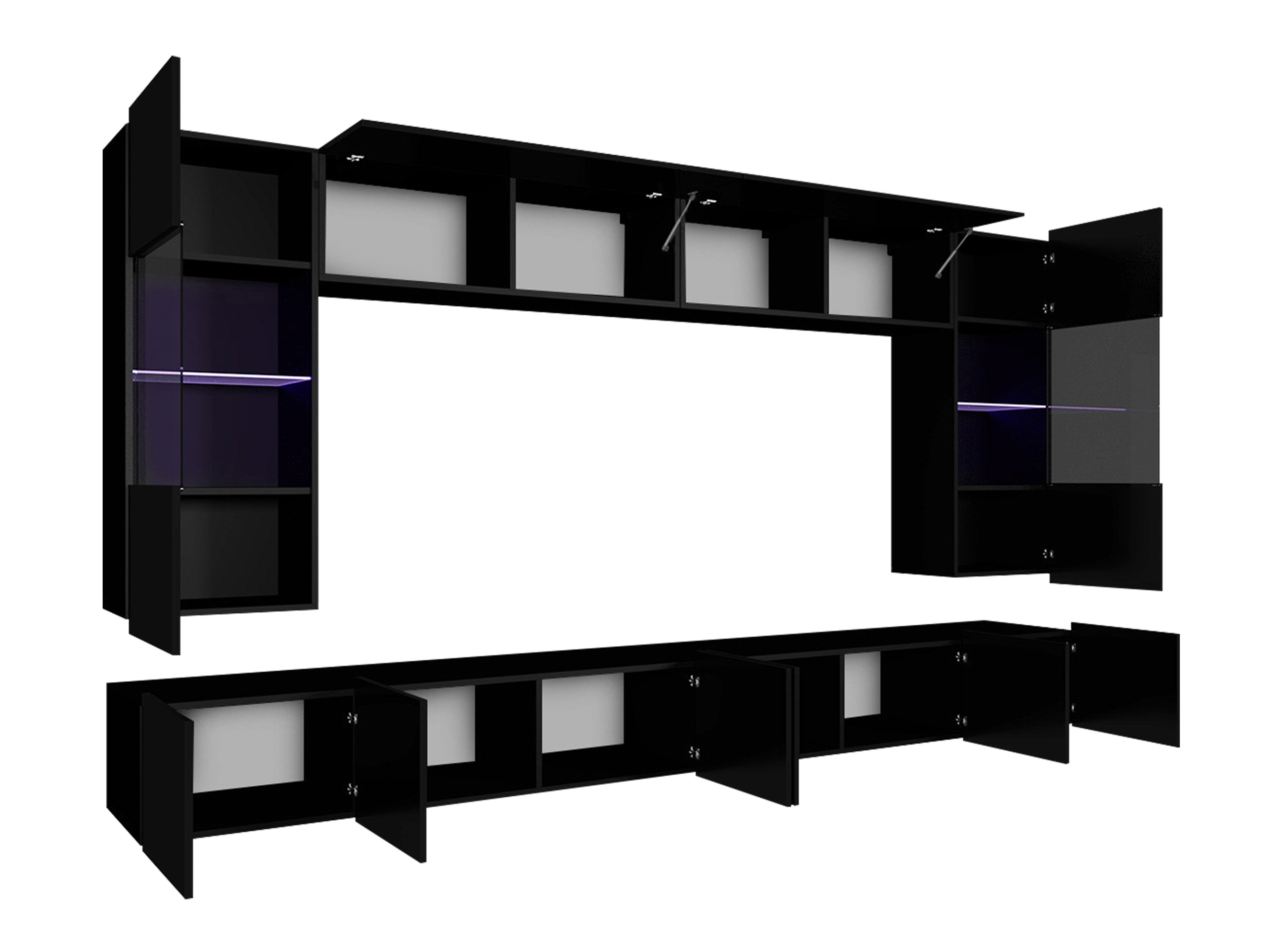 Elutoa komplekt Remus I (Valge + Läikiv valge)