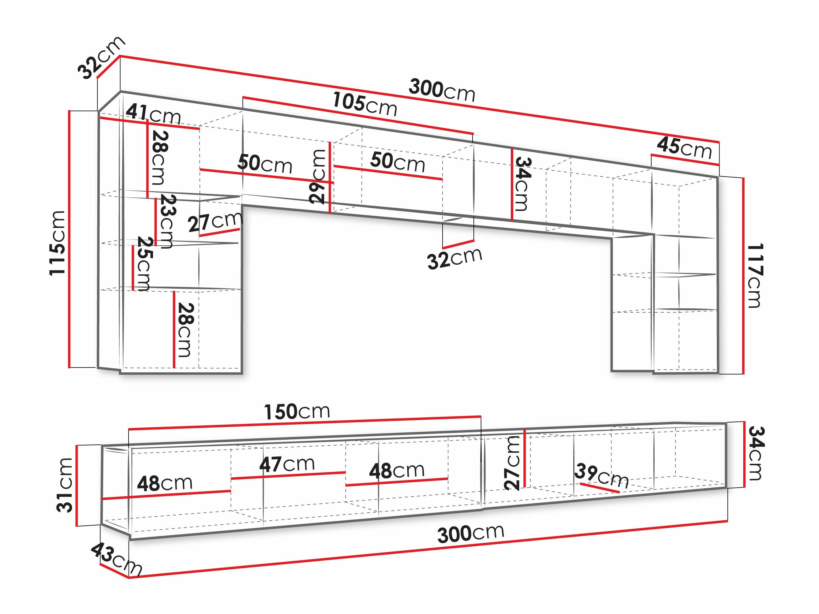 Elutoa komplekt Remus I (Valge + Läikiv valge)